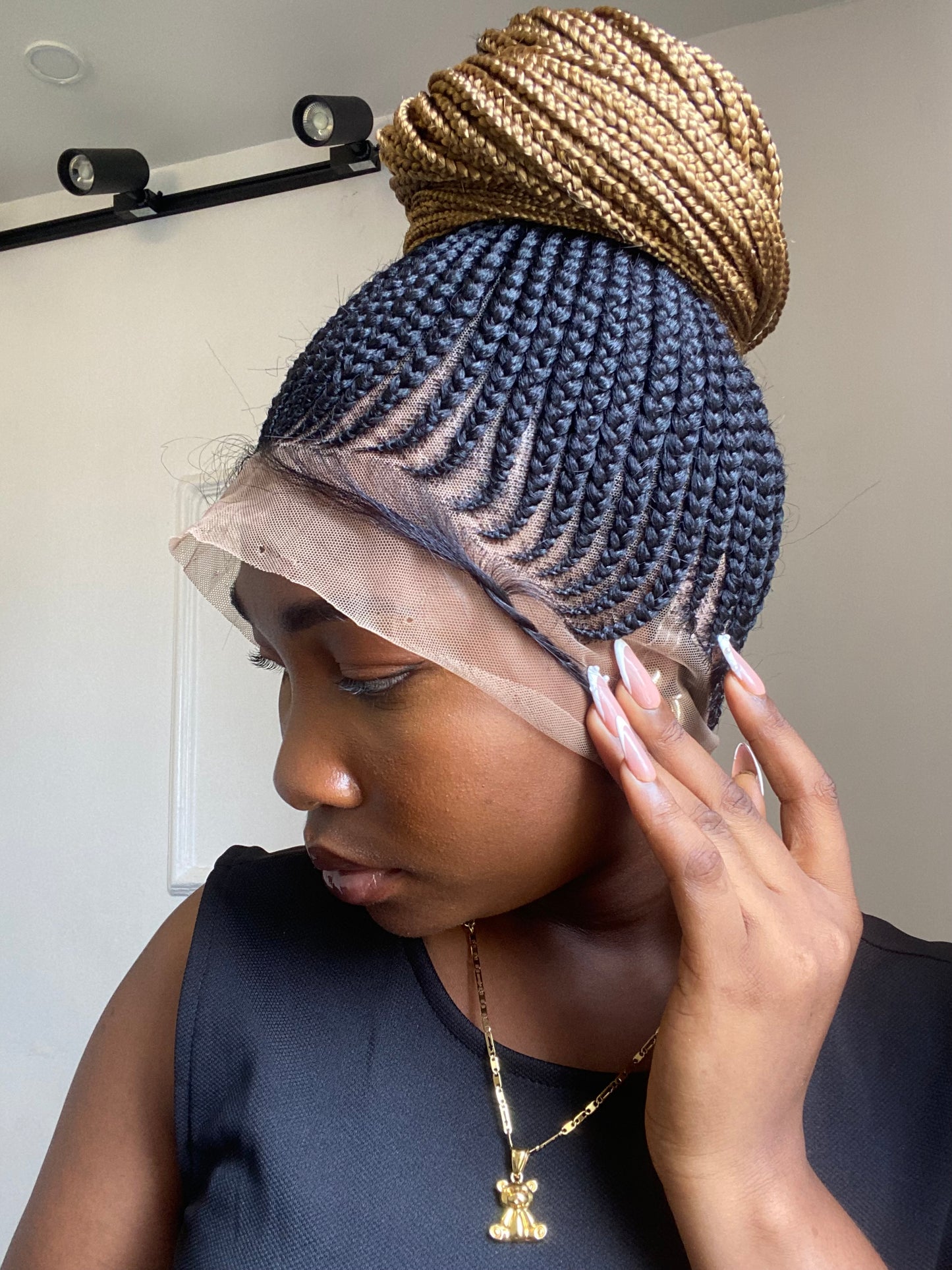 Updo On Full Lace Wig