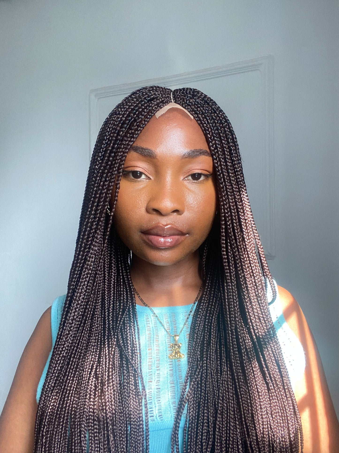 Small box Braided Wig Box braids Full lace braids wig Senegalese Black Women