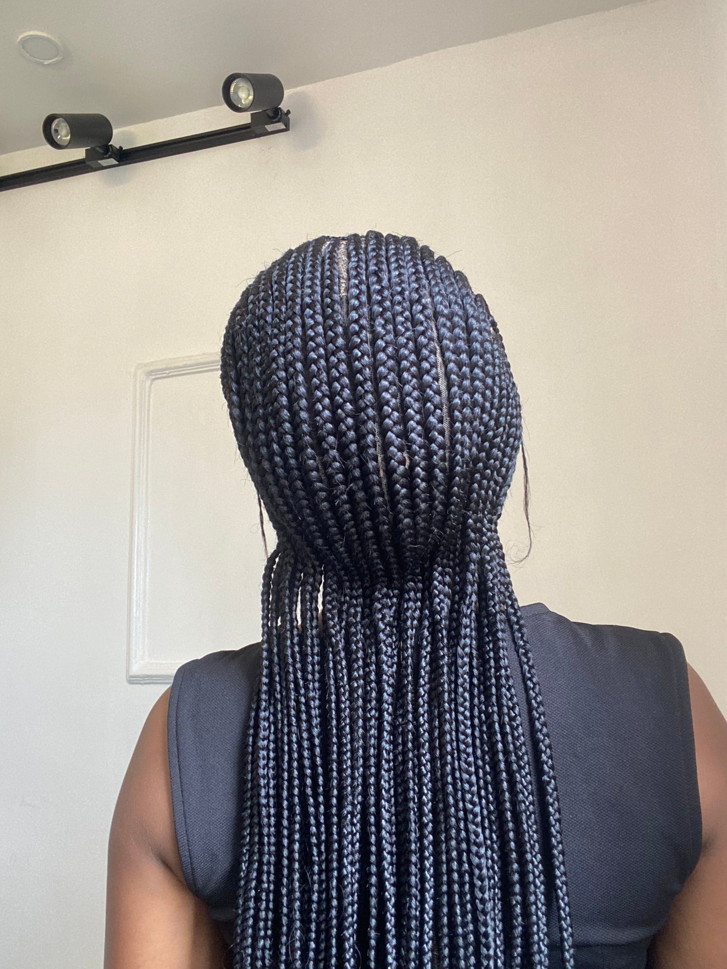 Styled Cornrows On Full Lace Wig