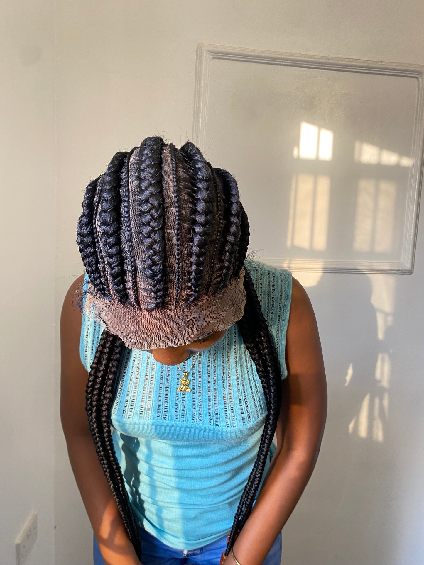 Braided wig,Knotless Box Braids,Frontal braid wig,Braid wig,Stitch Braids