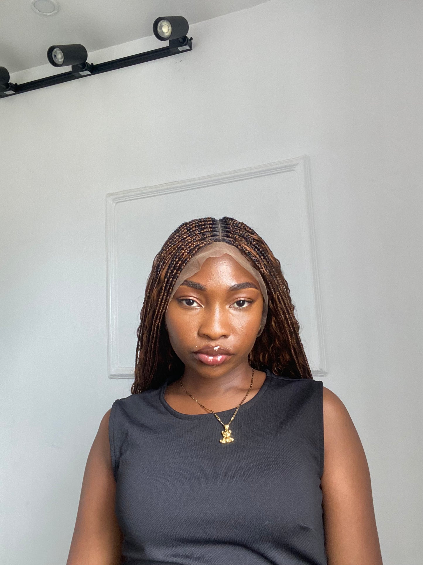 Boho Braids On Full Lace Wig