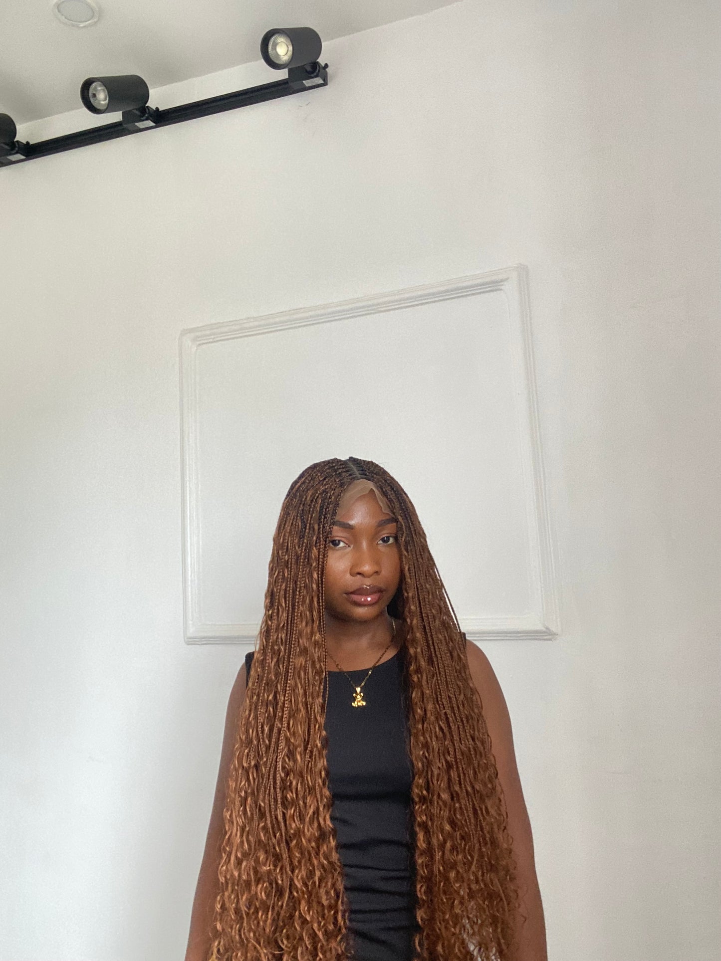 Boho Braids On Full Lace Wig