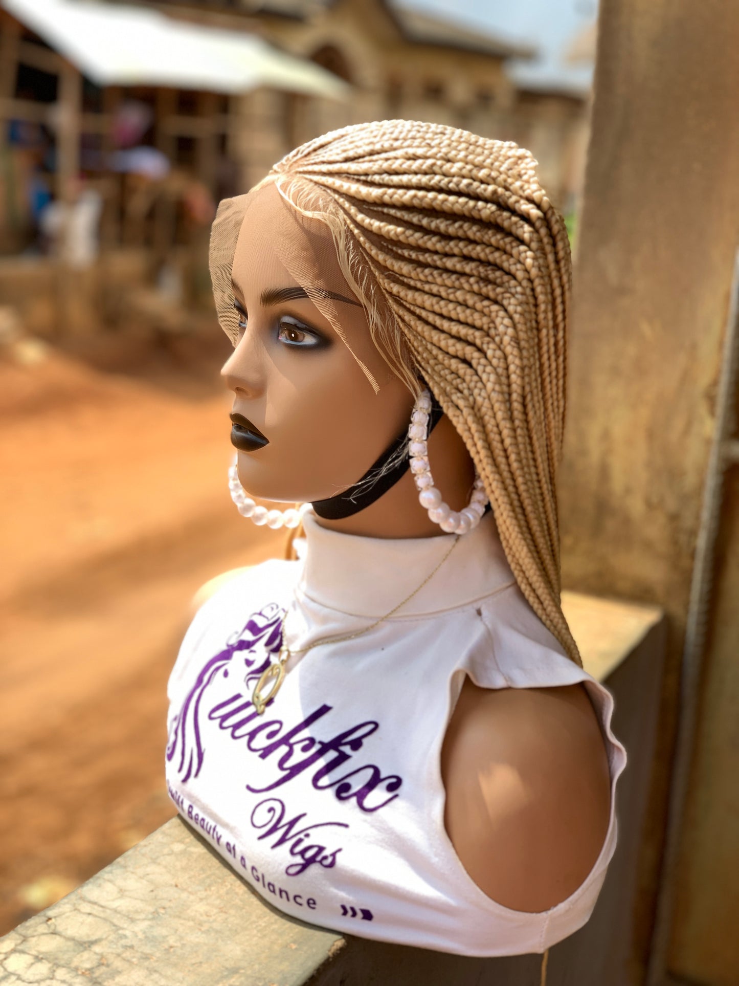Cornrows Braids, Fulani Style, Black Women Wig, Frontal, Full Lace, Lace Front,