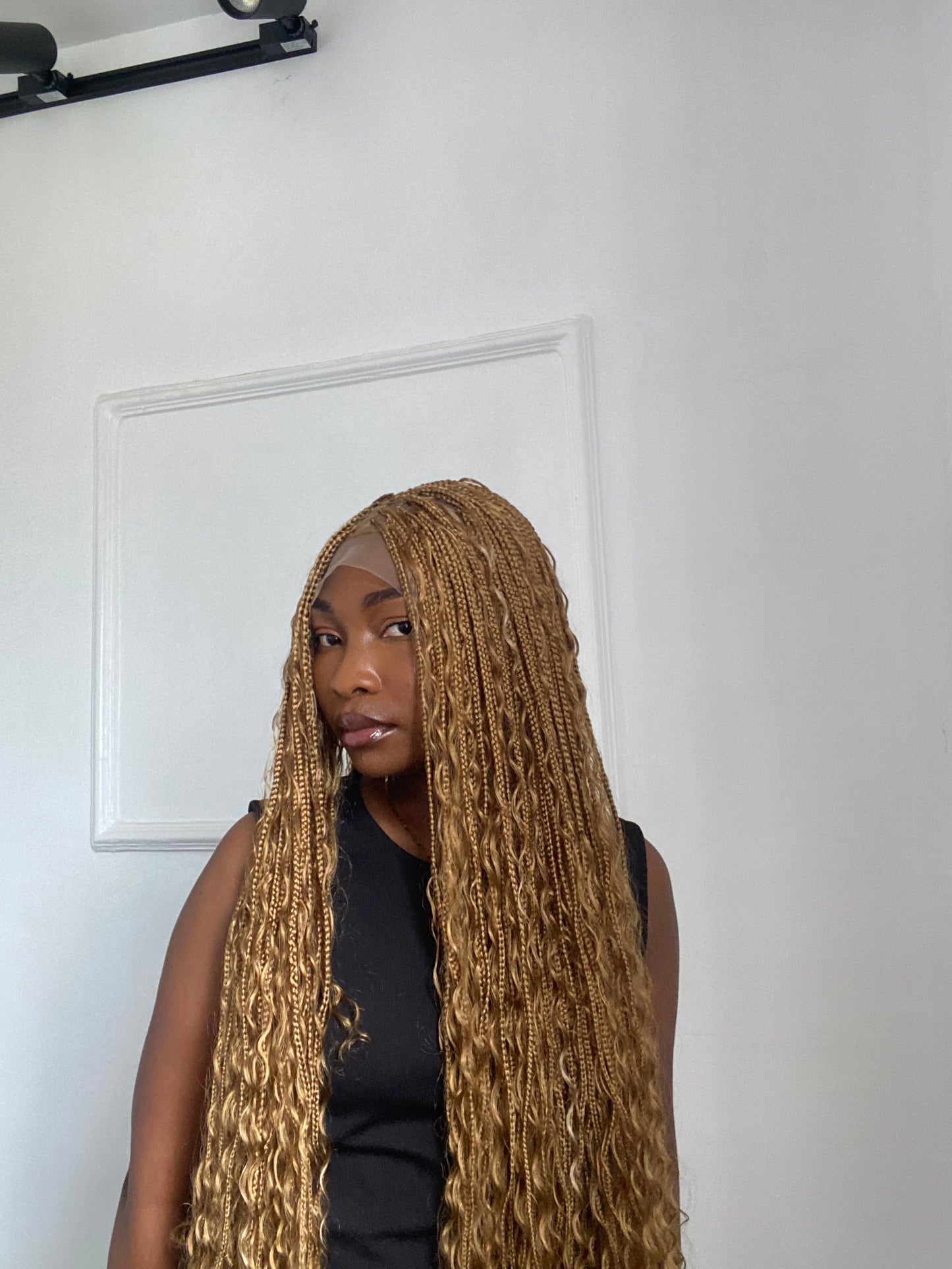 Boho Braids On Full Lace Wig