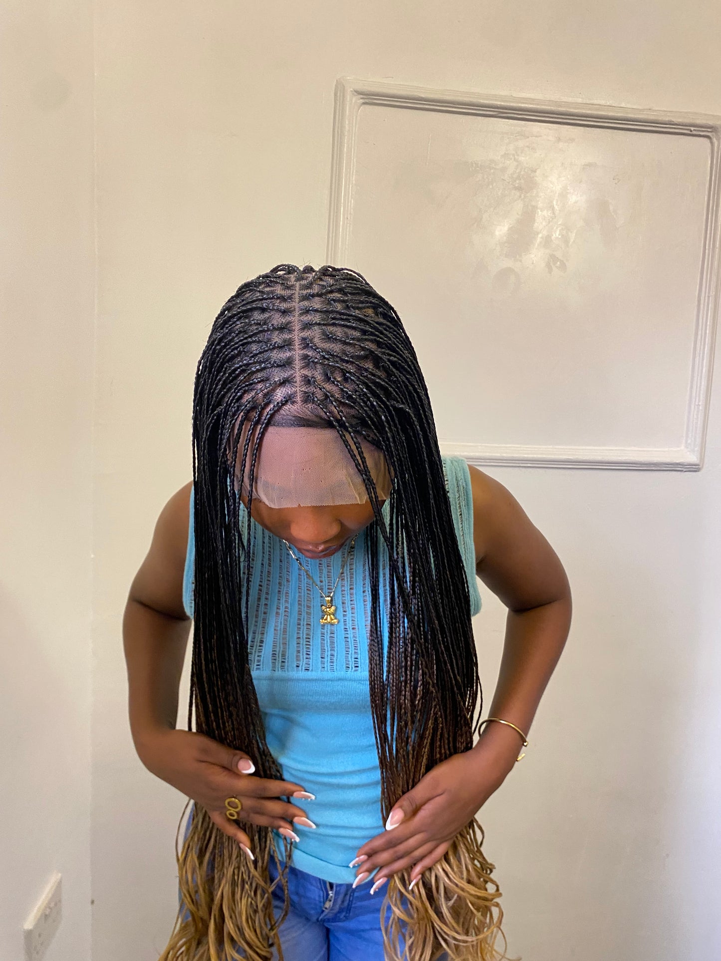 French Curls On Full Lace Wig