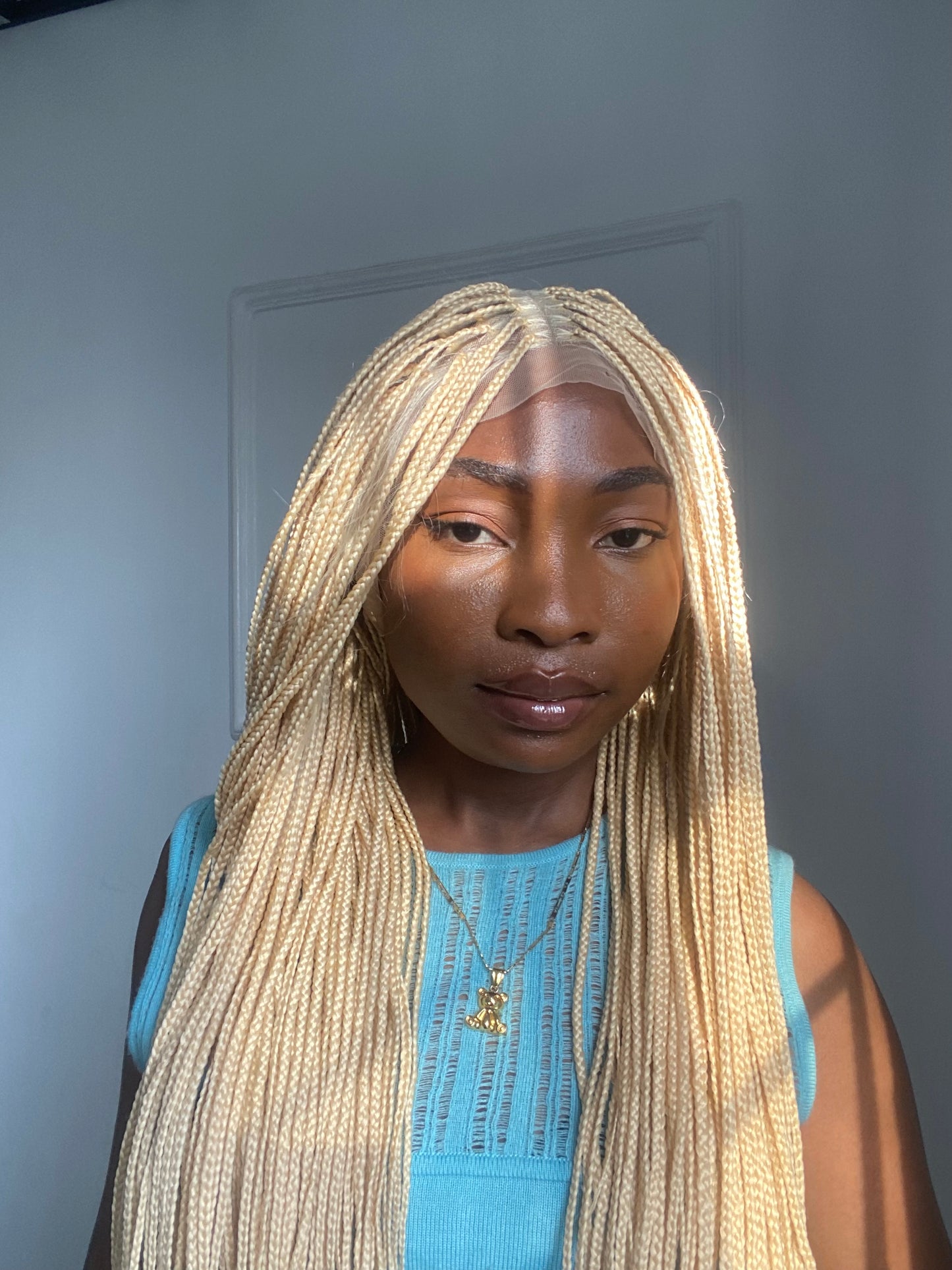 Small Knotless On full lace wig