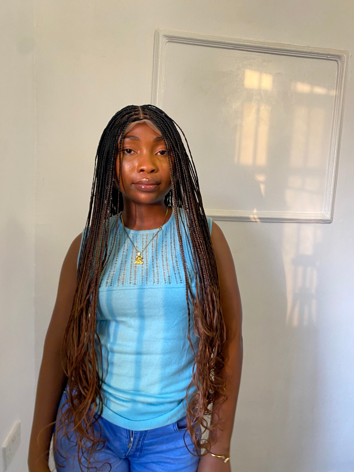 French Curls On Full Lace Wig