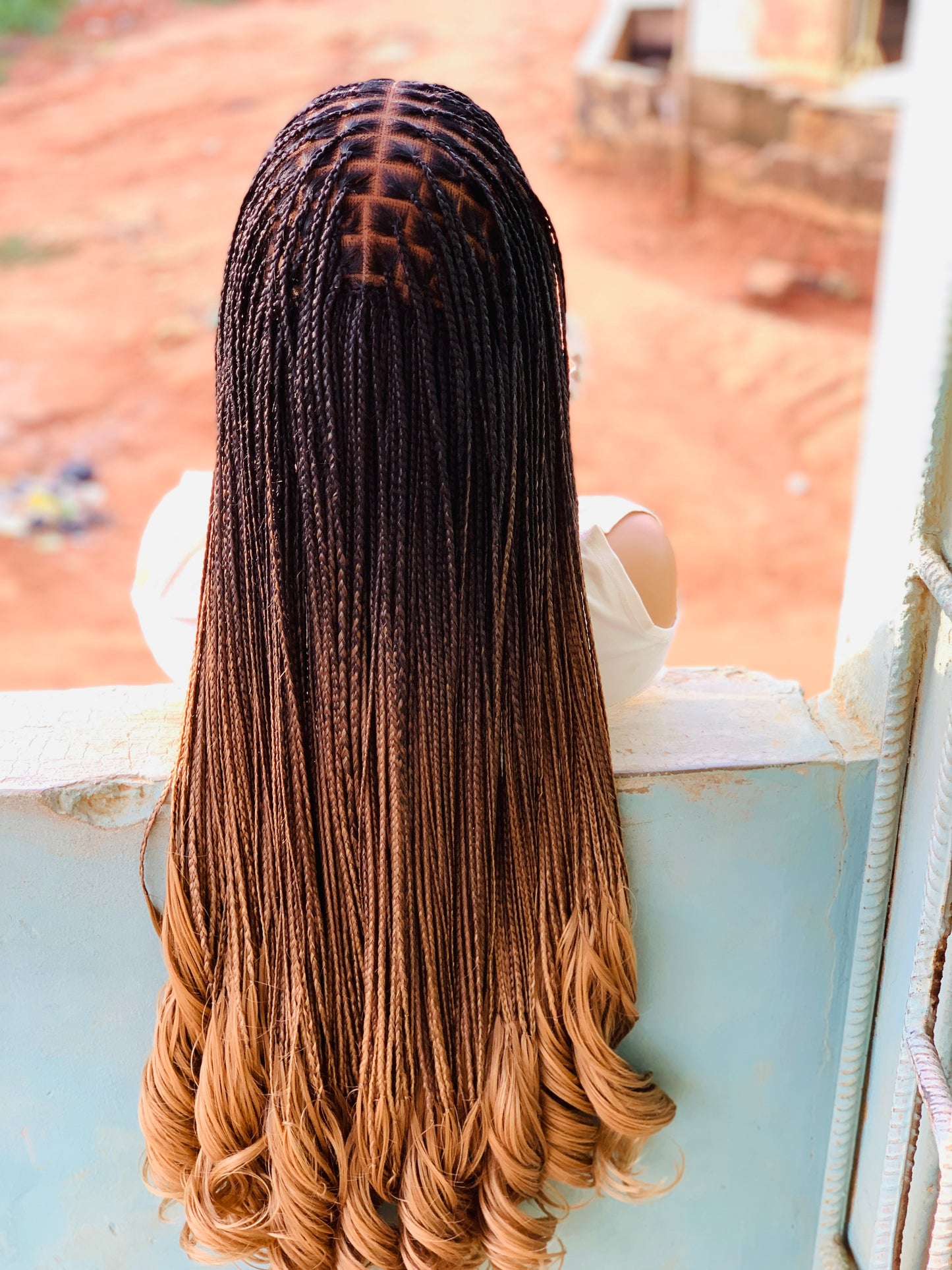 French curls Braided wig,Knotless Box Braids,Frontal braid wig,Braid wig,Stitch Braids