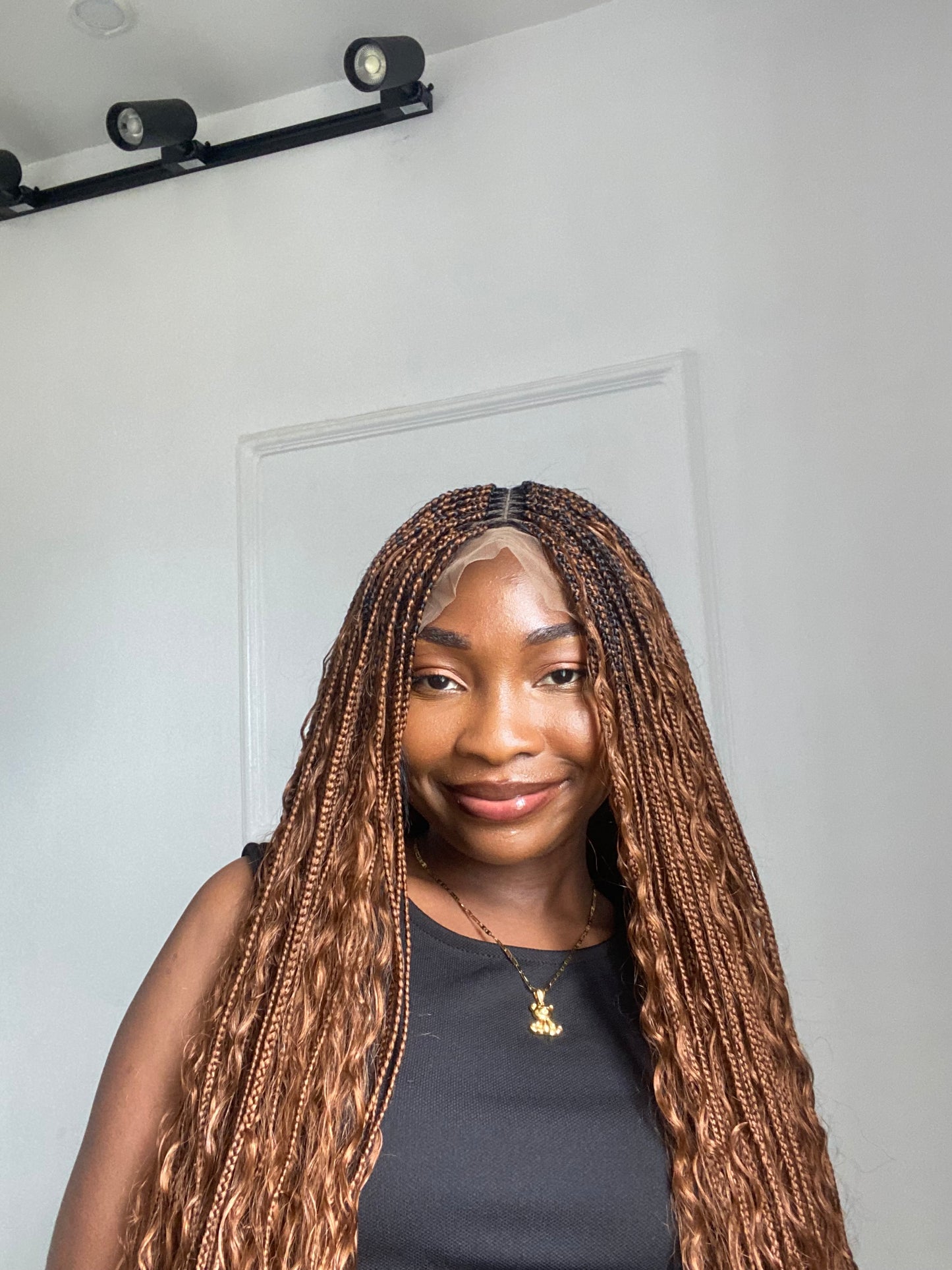 Boho Braids On Full Lace Wig