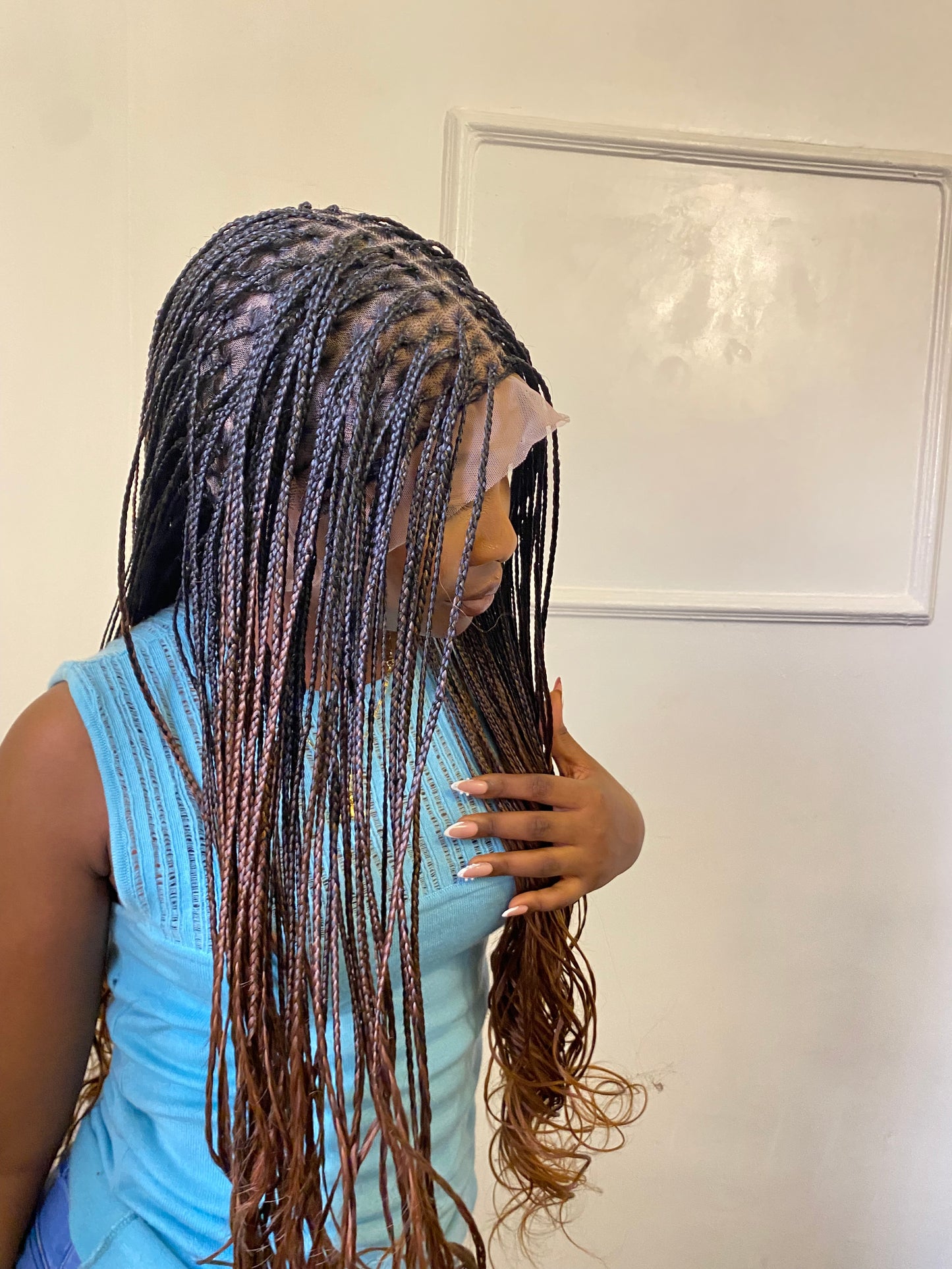 French Curls On Full Lace Wig