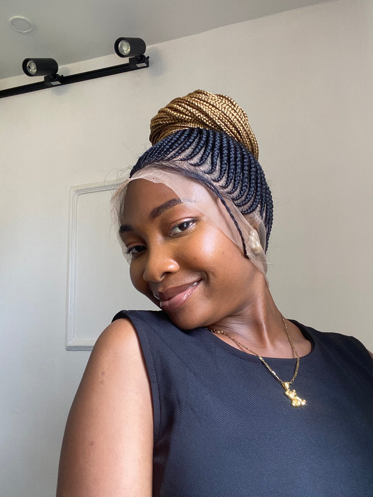 Updo On Full Lace Wig