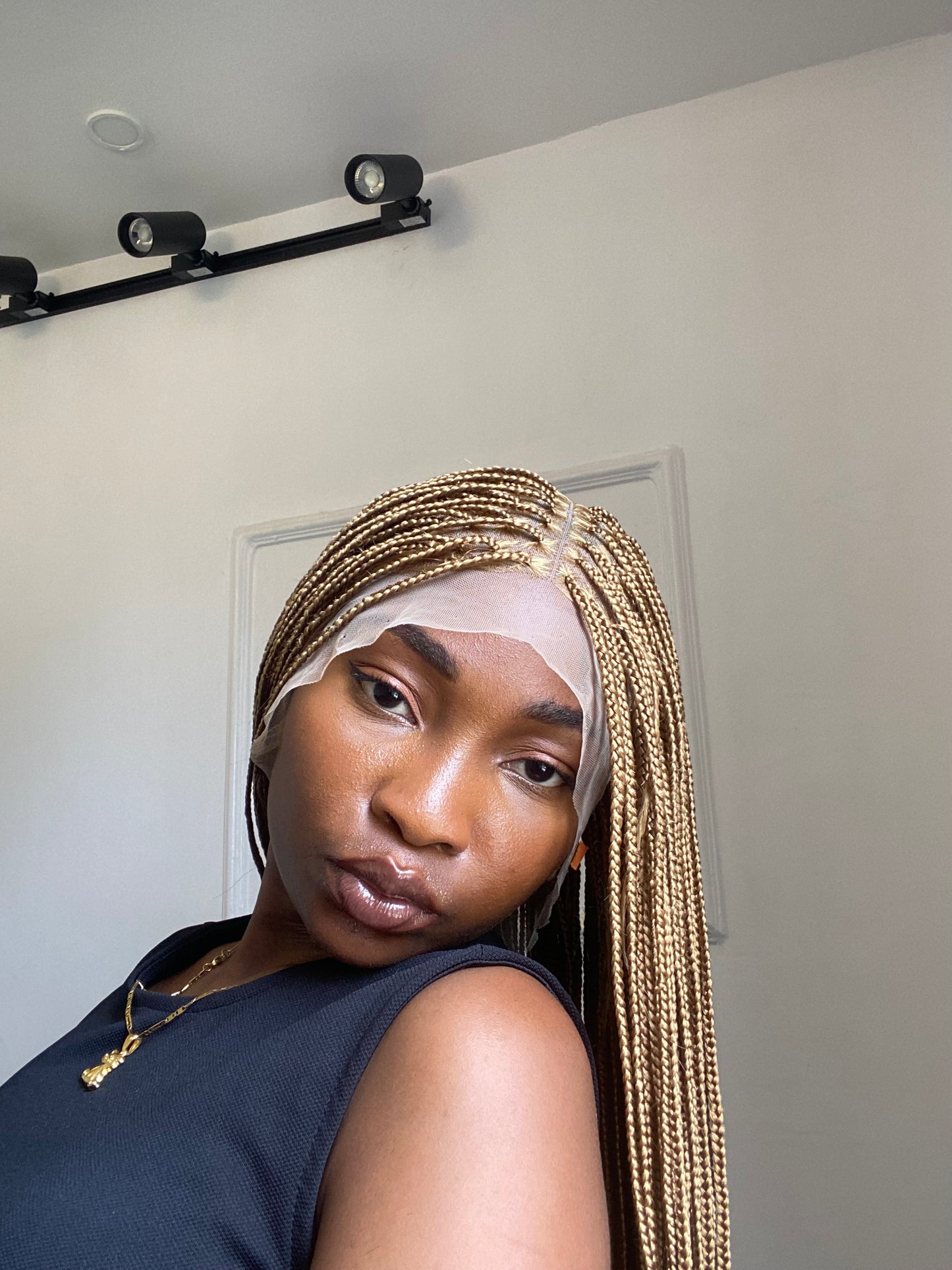 Small knotless On Full Lace Wig