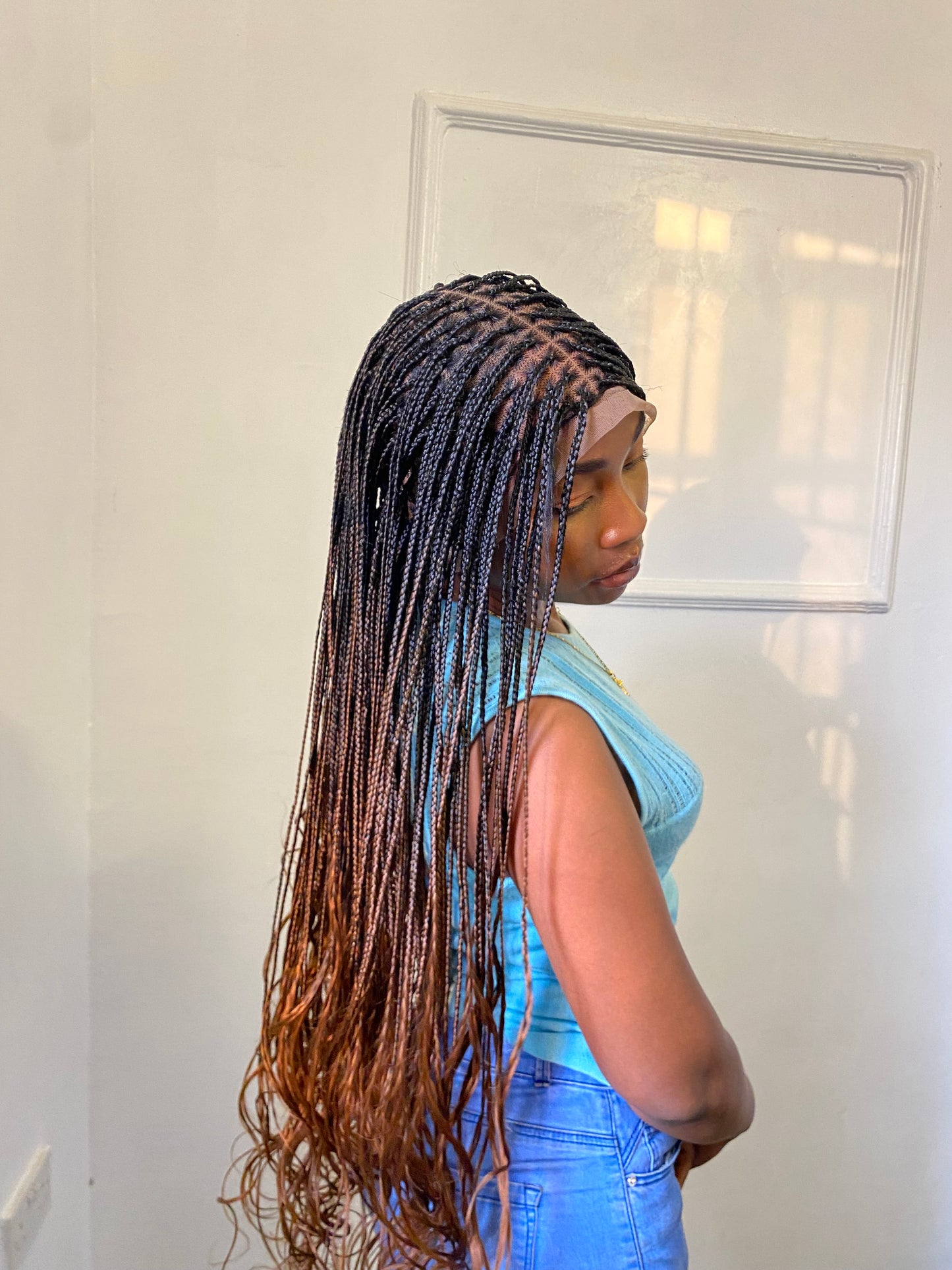 French Curls On Full Lace Wig