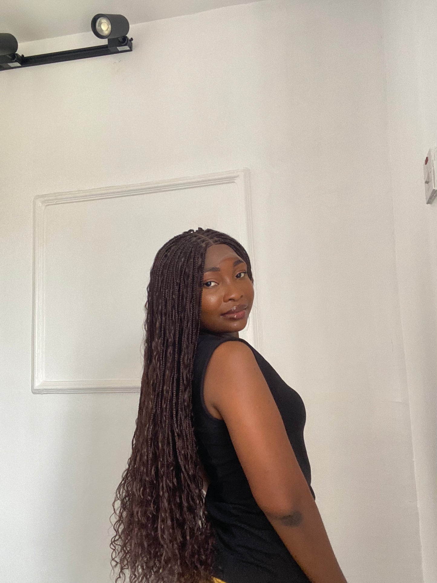 Boho Braids On Full Lace Wig