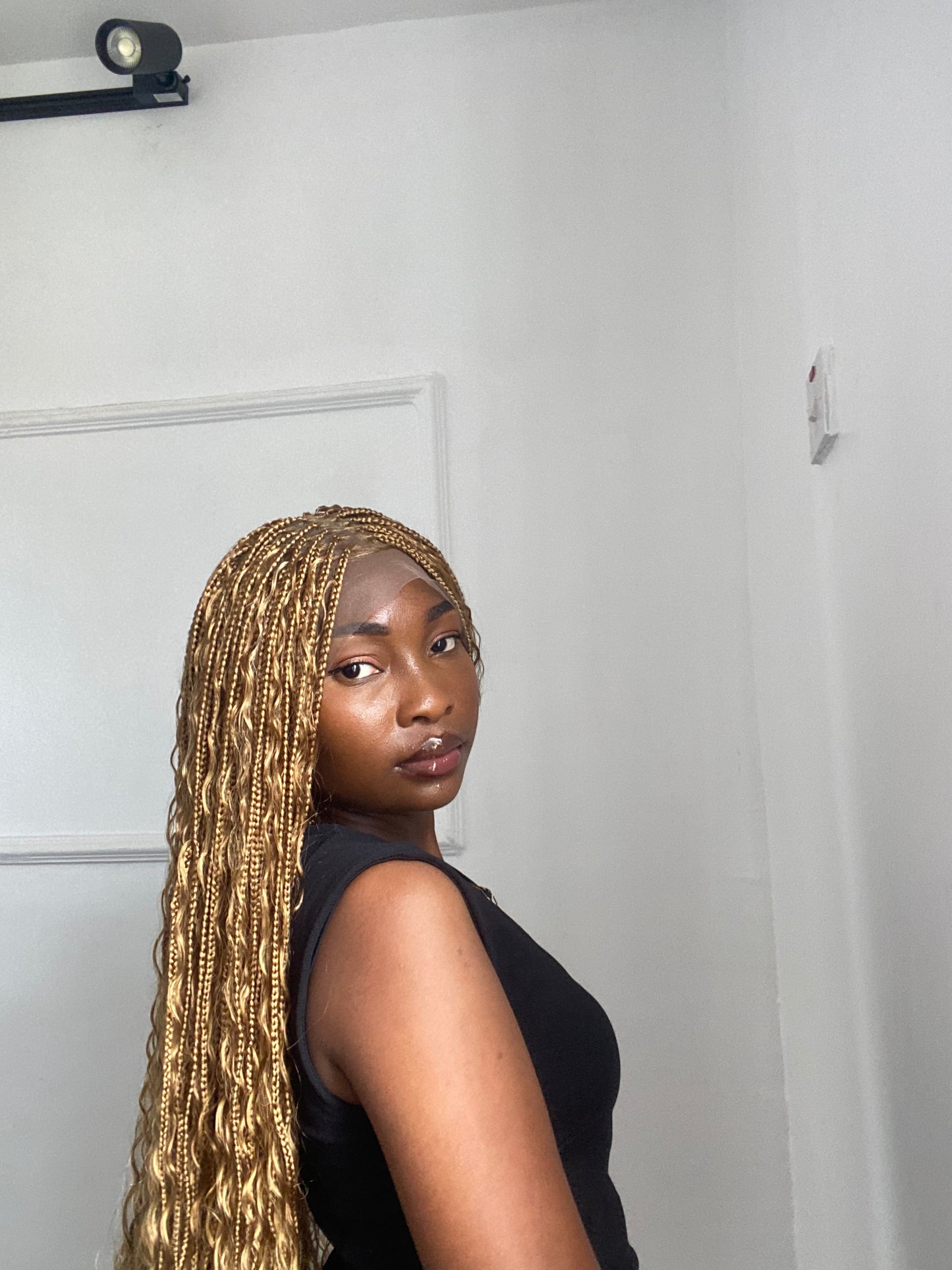Boho Braids On Full Lace Wig