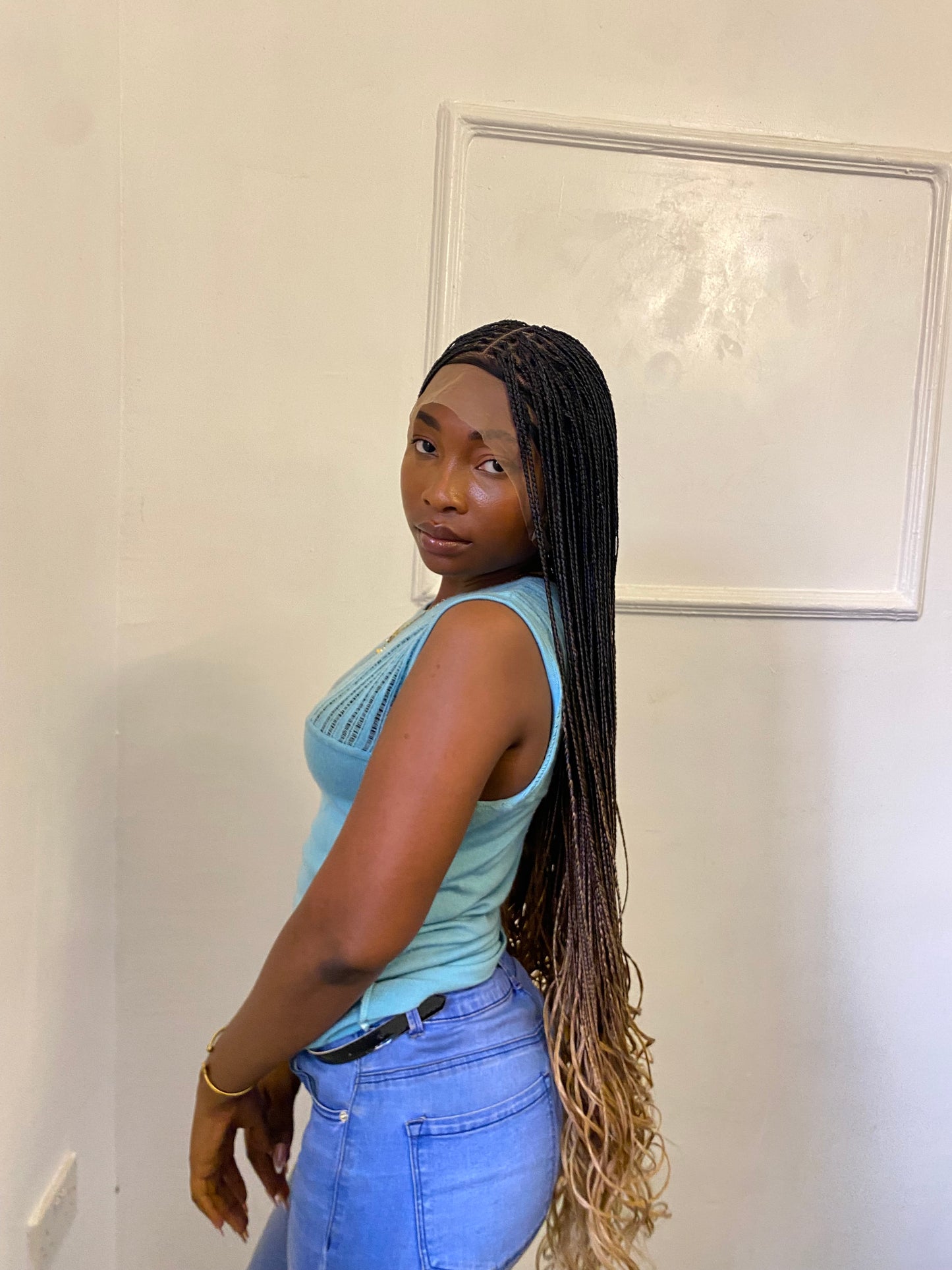 French Curls On Full Lace Wig
