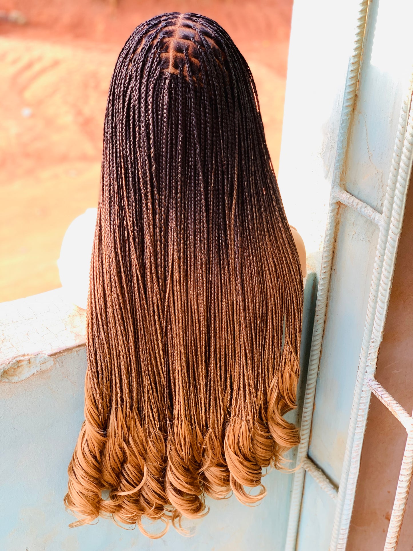 French curls Braided wig,Knotless Box Braids,Frontal braid wig,Braid wig,Stitch Braids