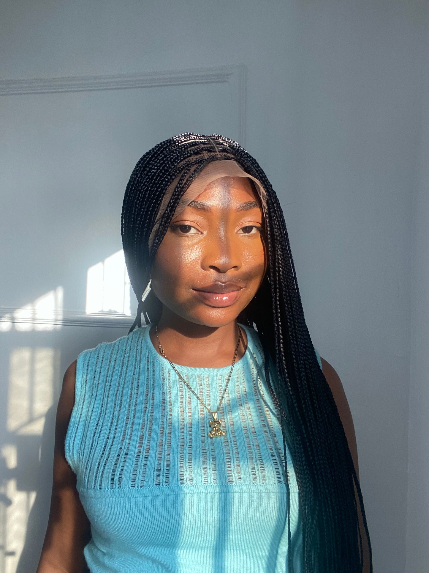 Small Knotless On Full Lace Wig