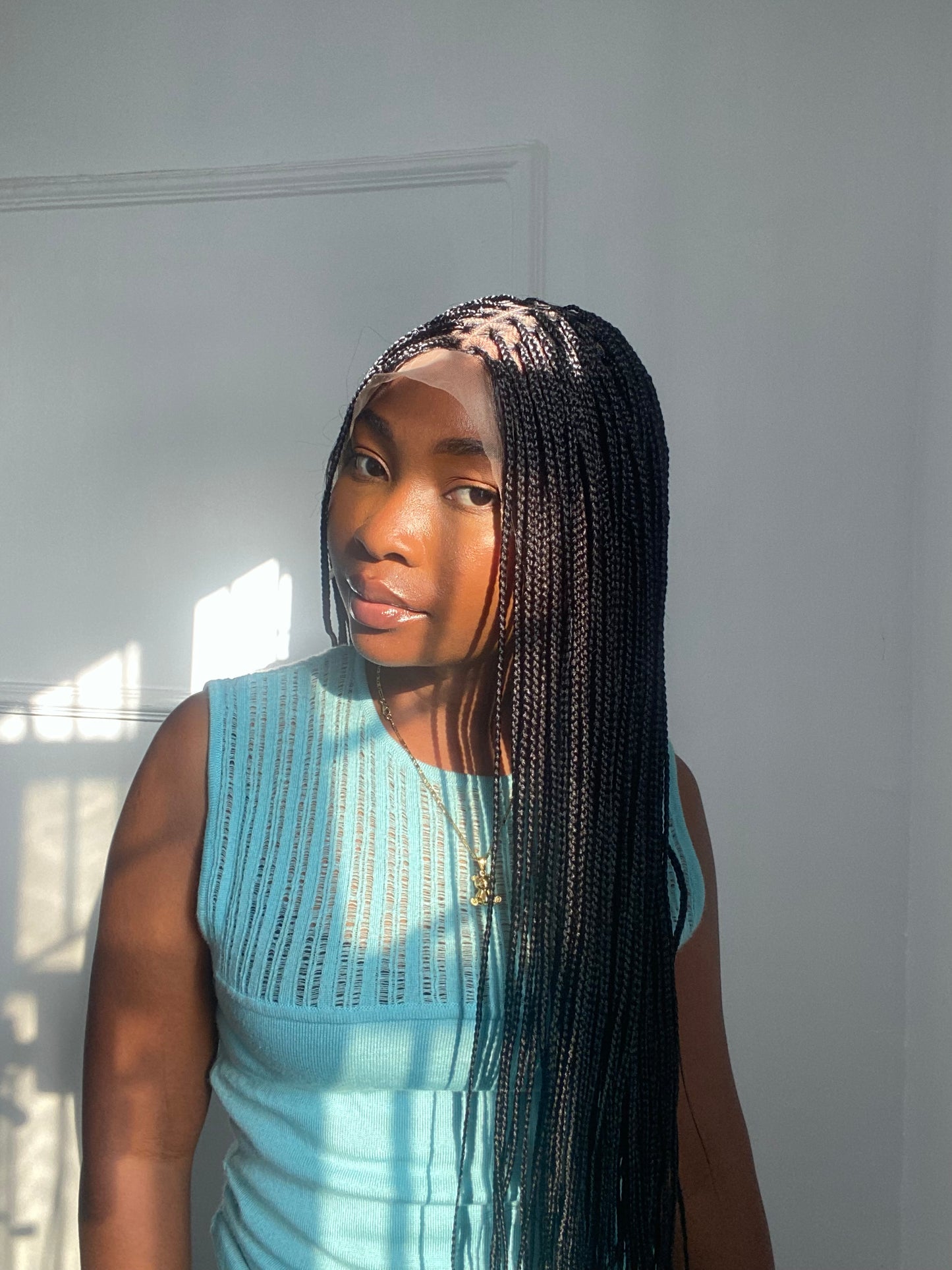Small Knotless On Full Lace Wig