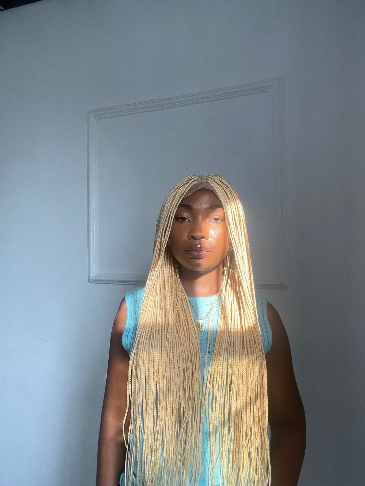 Small Knotless On full lace wig