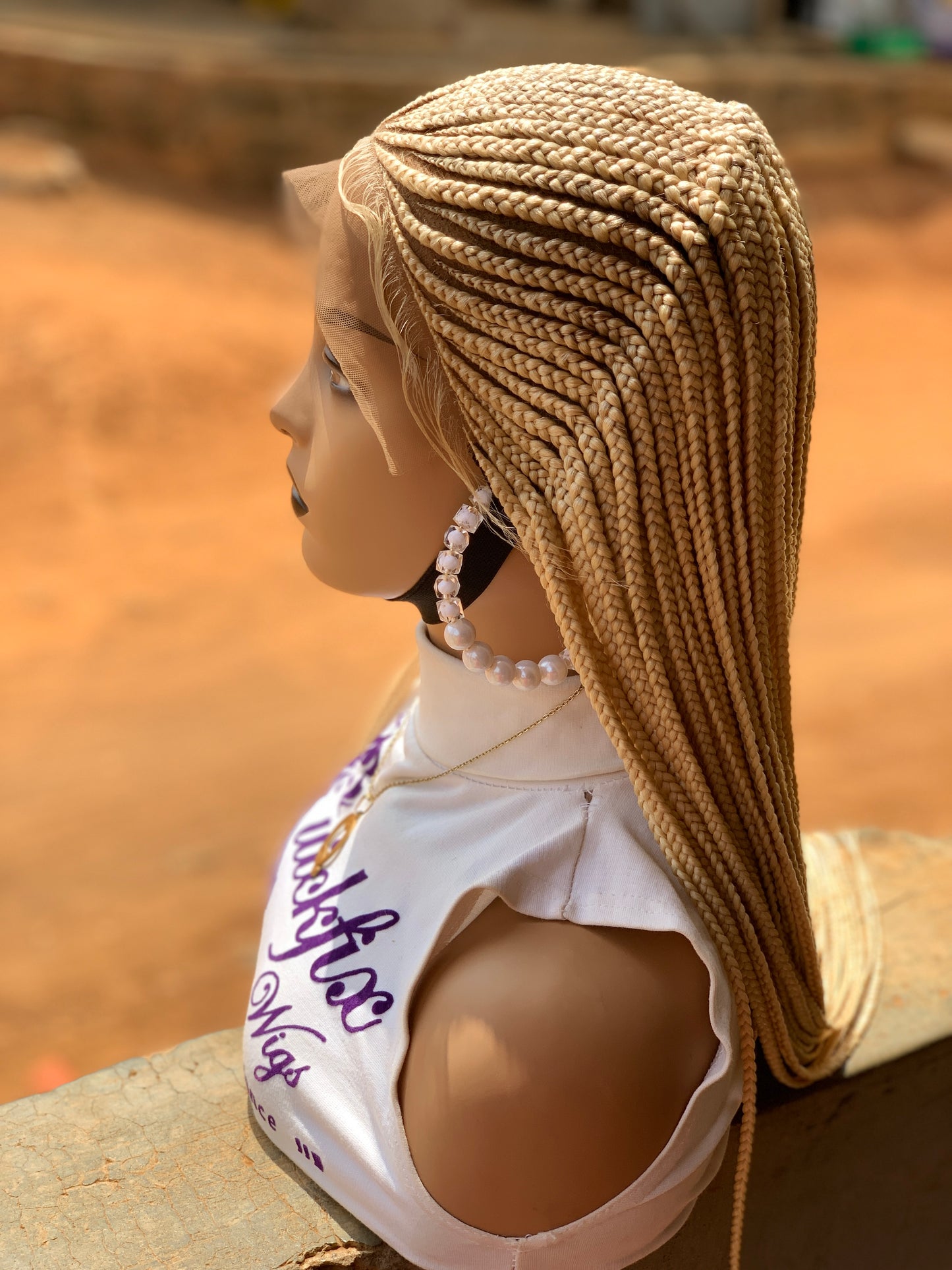 Cornrows Braids, Fulani Style, Black Women Wig, Frontal, Full Lace, Lace Front,