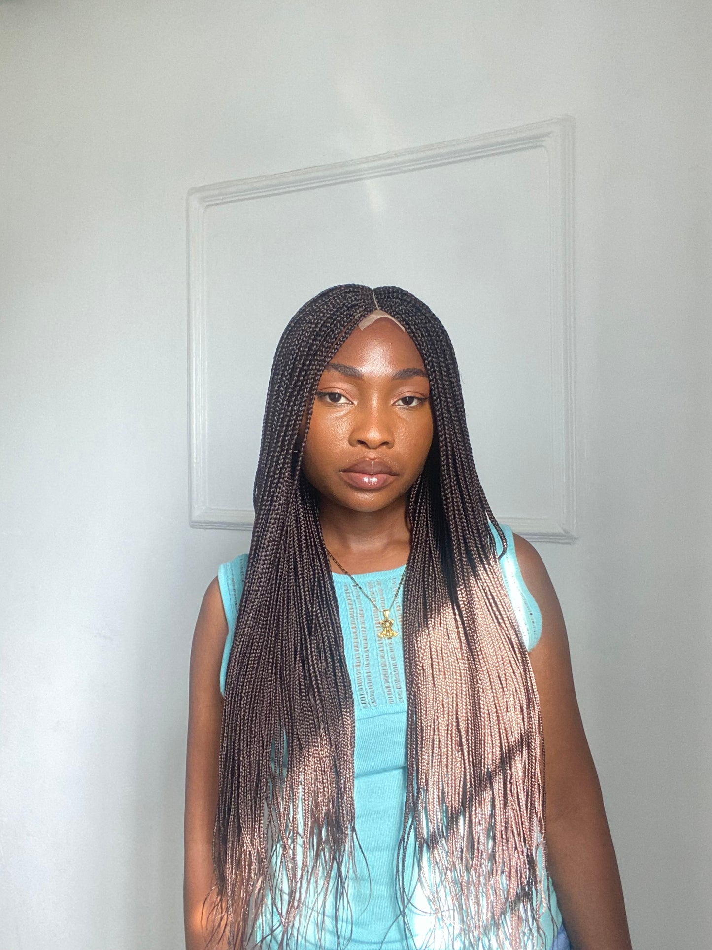 Small box Braided Wig Box braids Full lace braids wig Senegalese Black Women