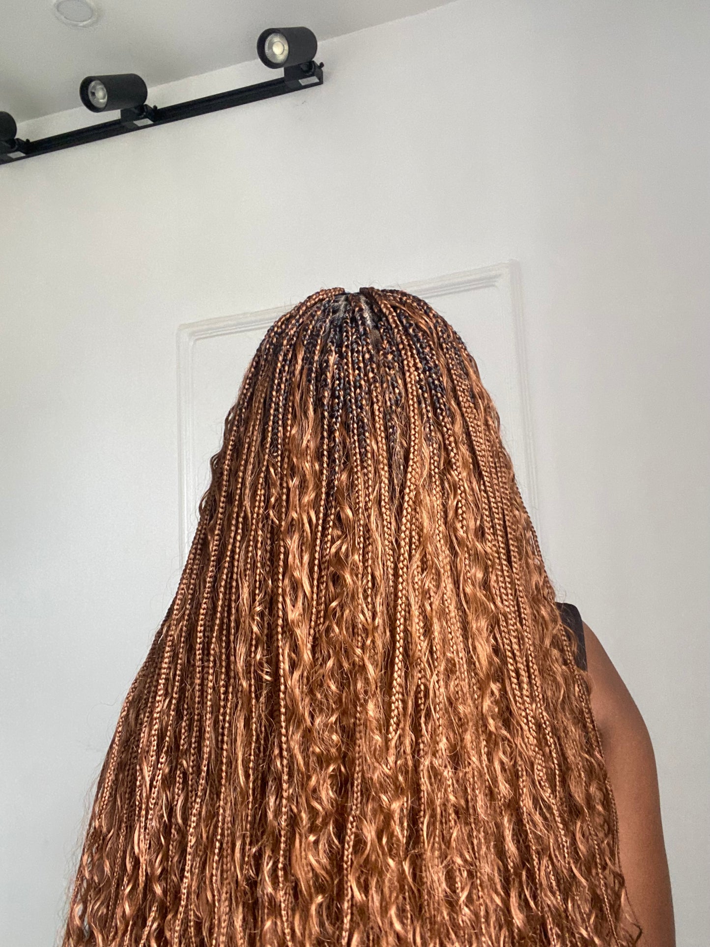 Boho Braids On Full Lace Wig