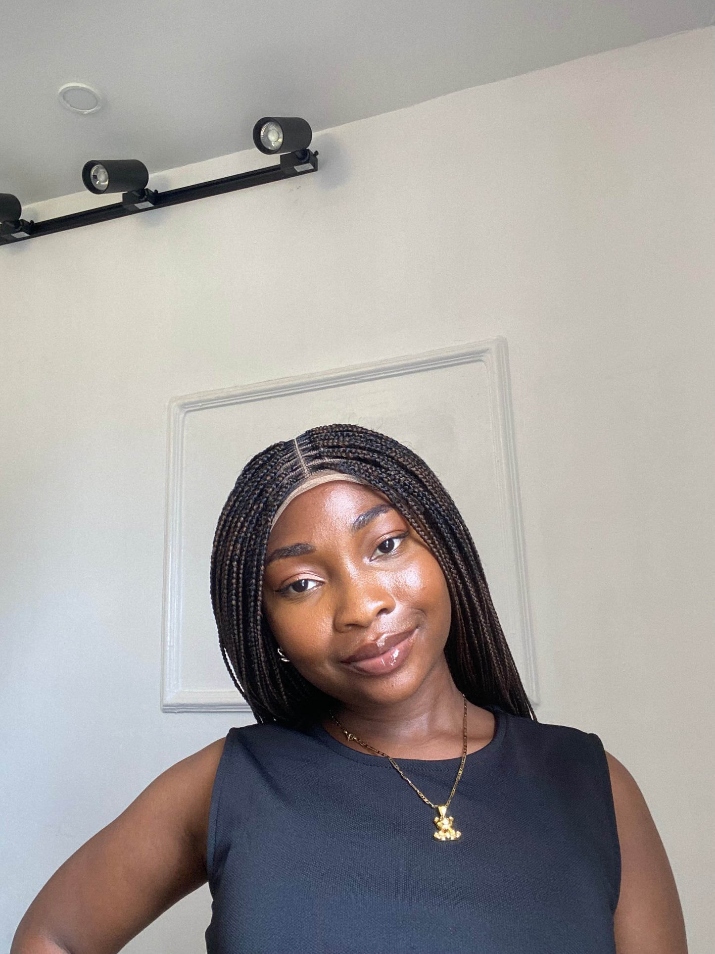 Small knotless On 7*7 Lace closure