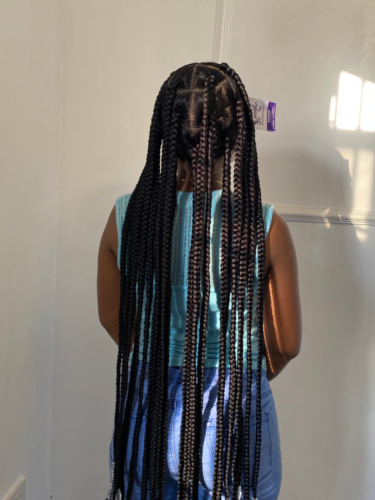 Jumbo Knotless Braided Wig Box braids Full lace braids wig Senegalese