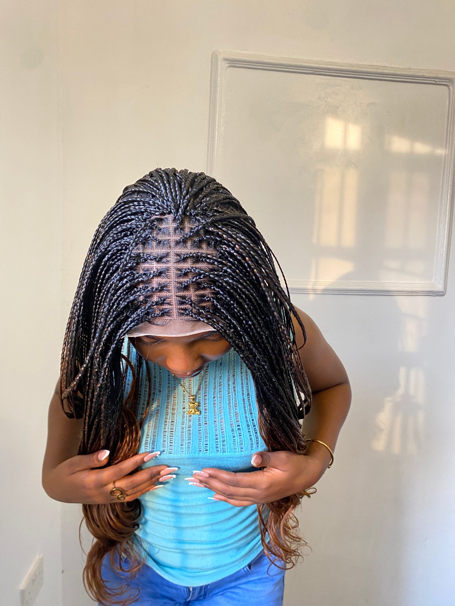 French Curls On Lace Closure