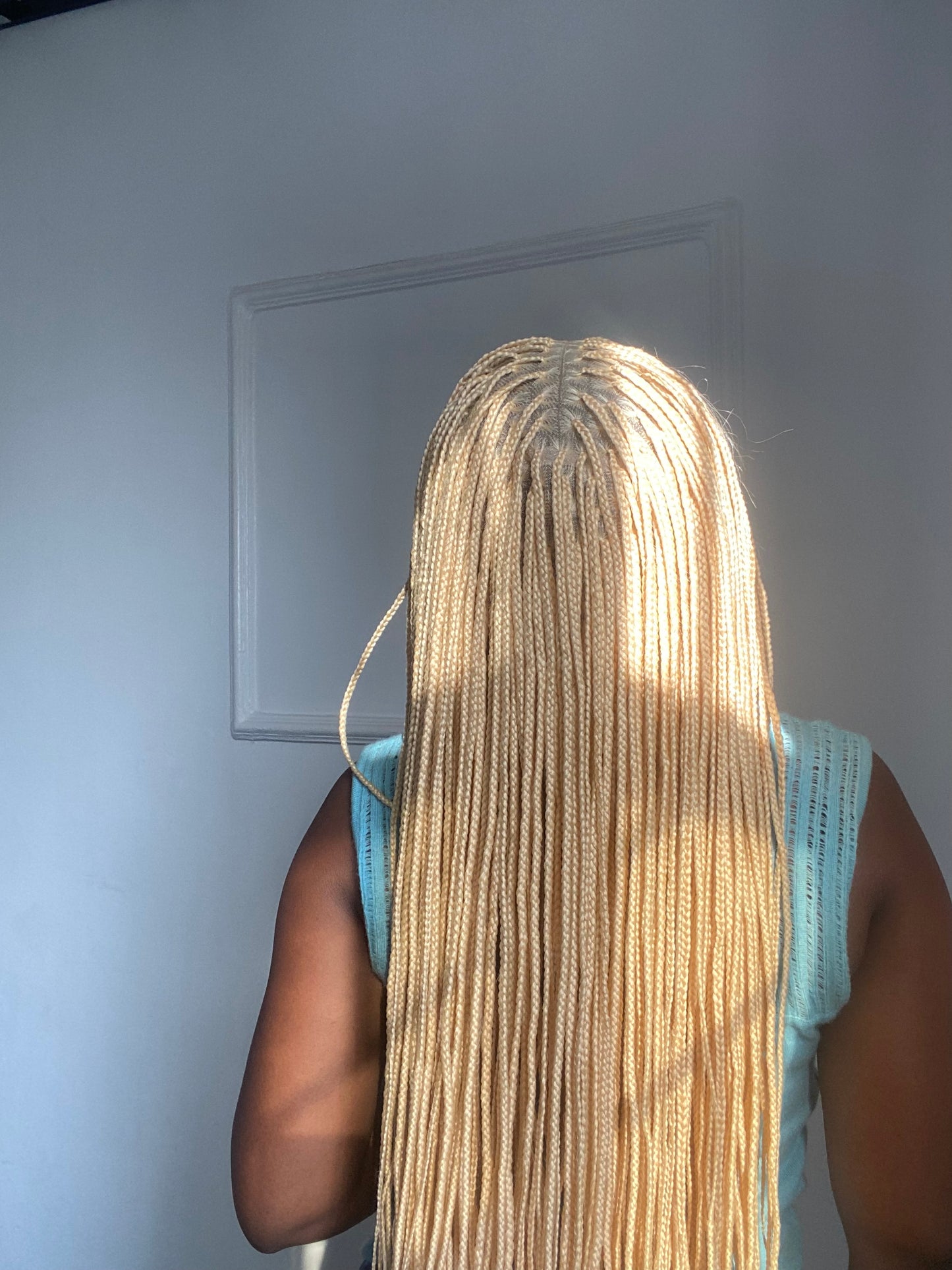 Small Knotless On full lace wig