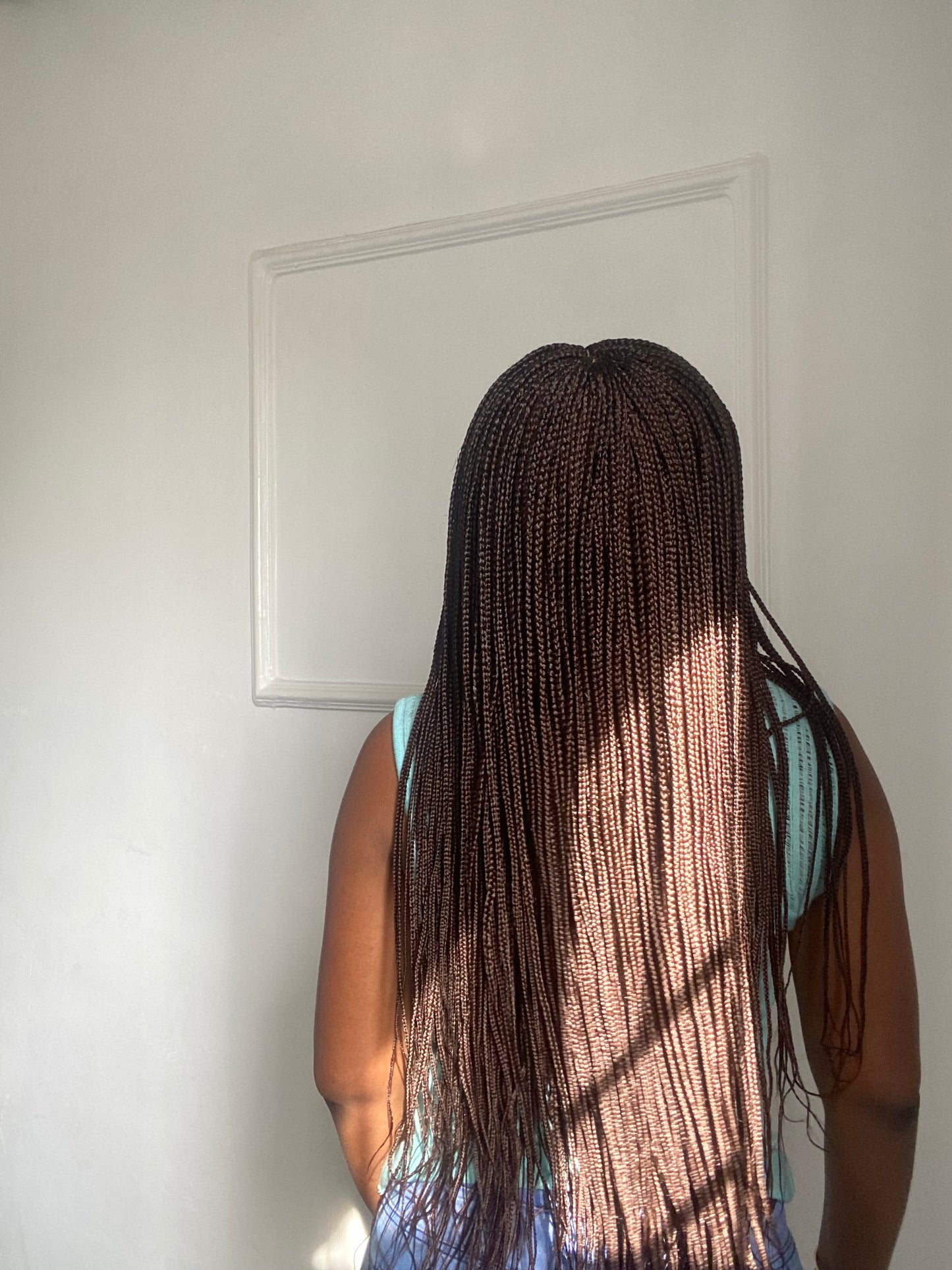Small box Braided Wig Box braids Full lace braids wig Senegalese Black Women
