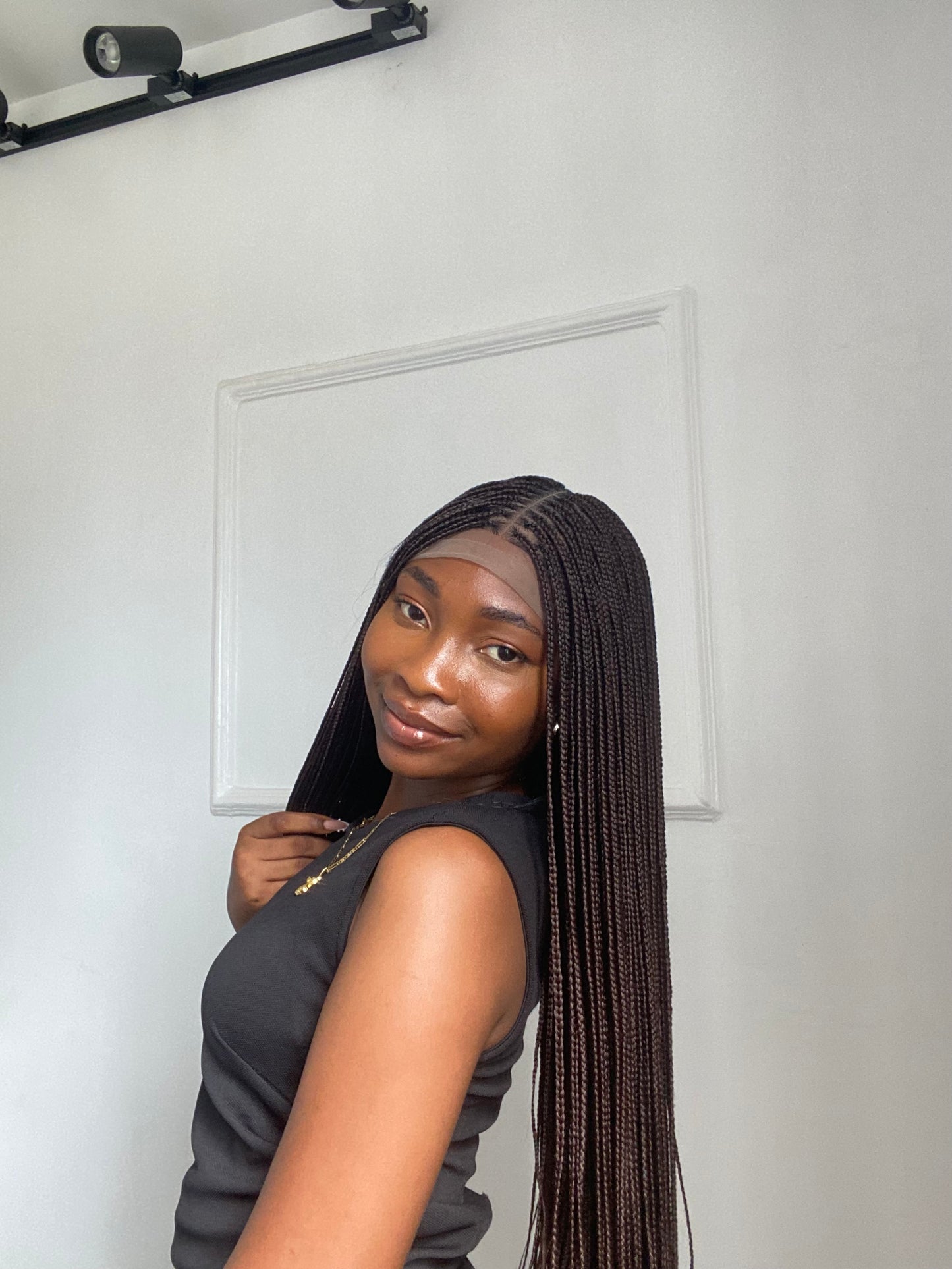 Small knotless On Full Lace Wig
