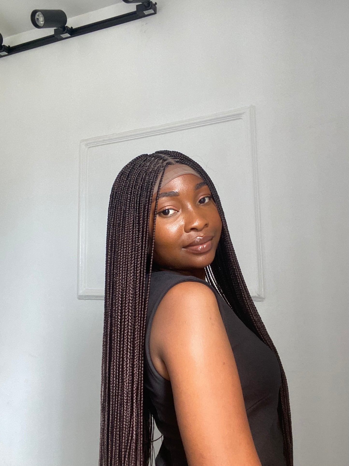 Small knotless On Full Lace Wig