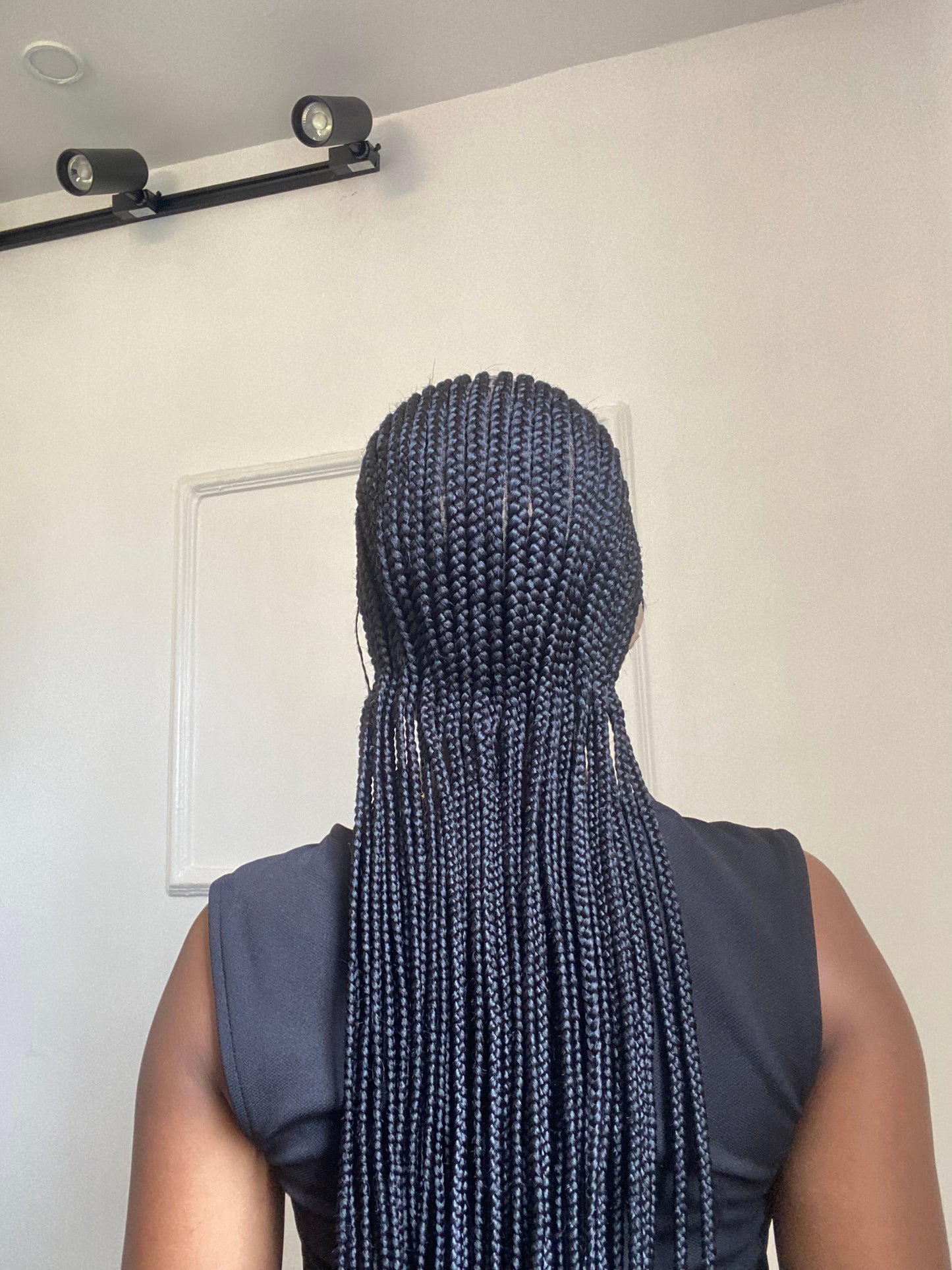 Styled Cornrows On Full Lace Wig