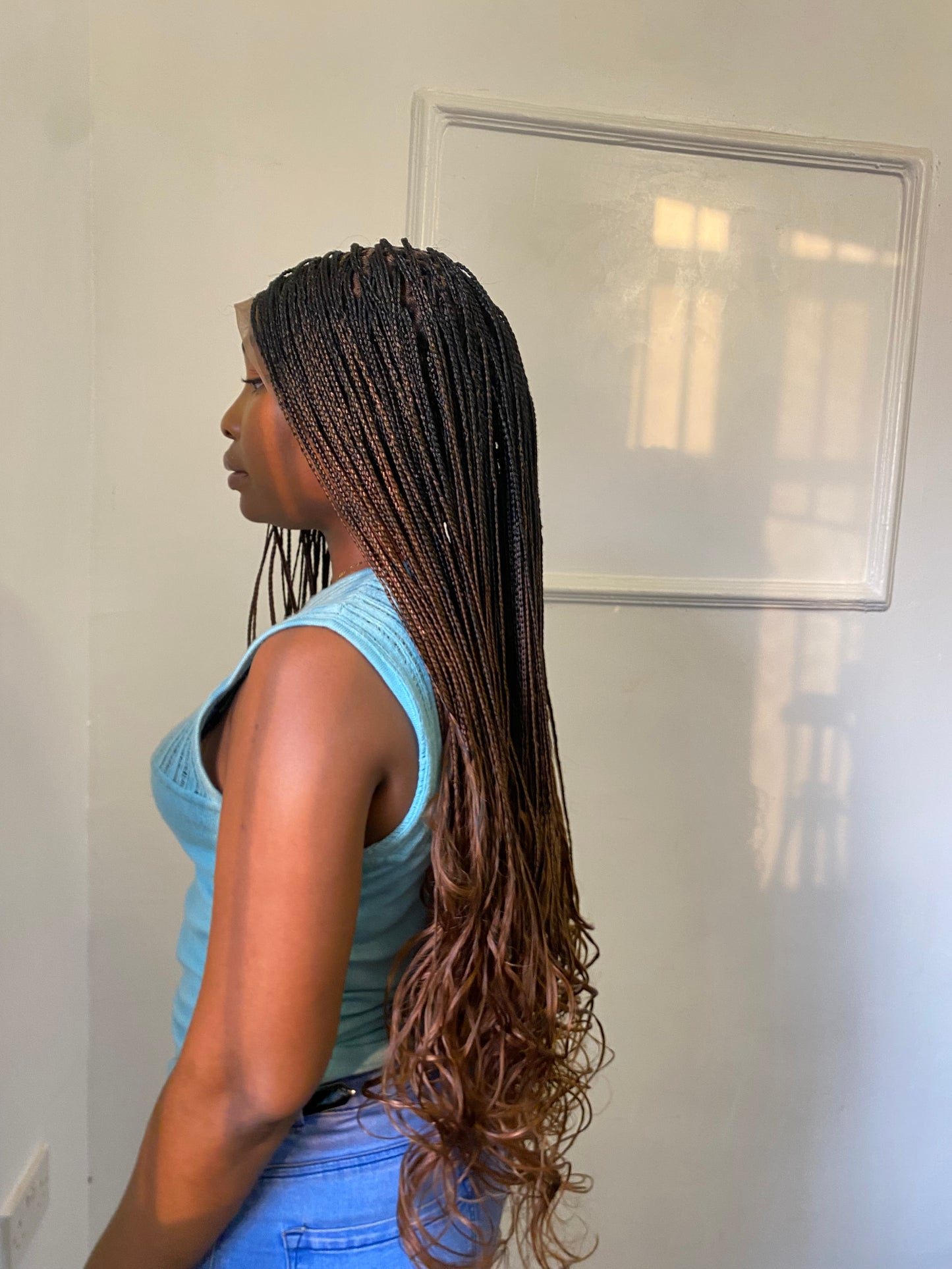 French Curls On Full Lace Wig