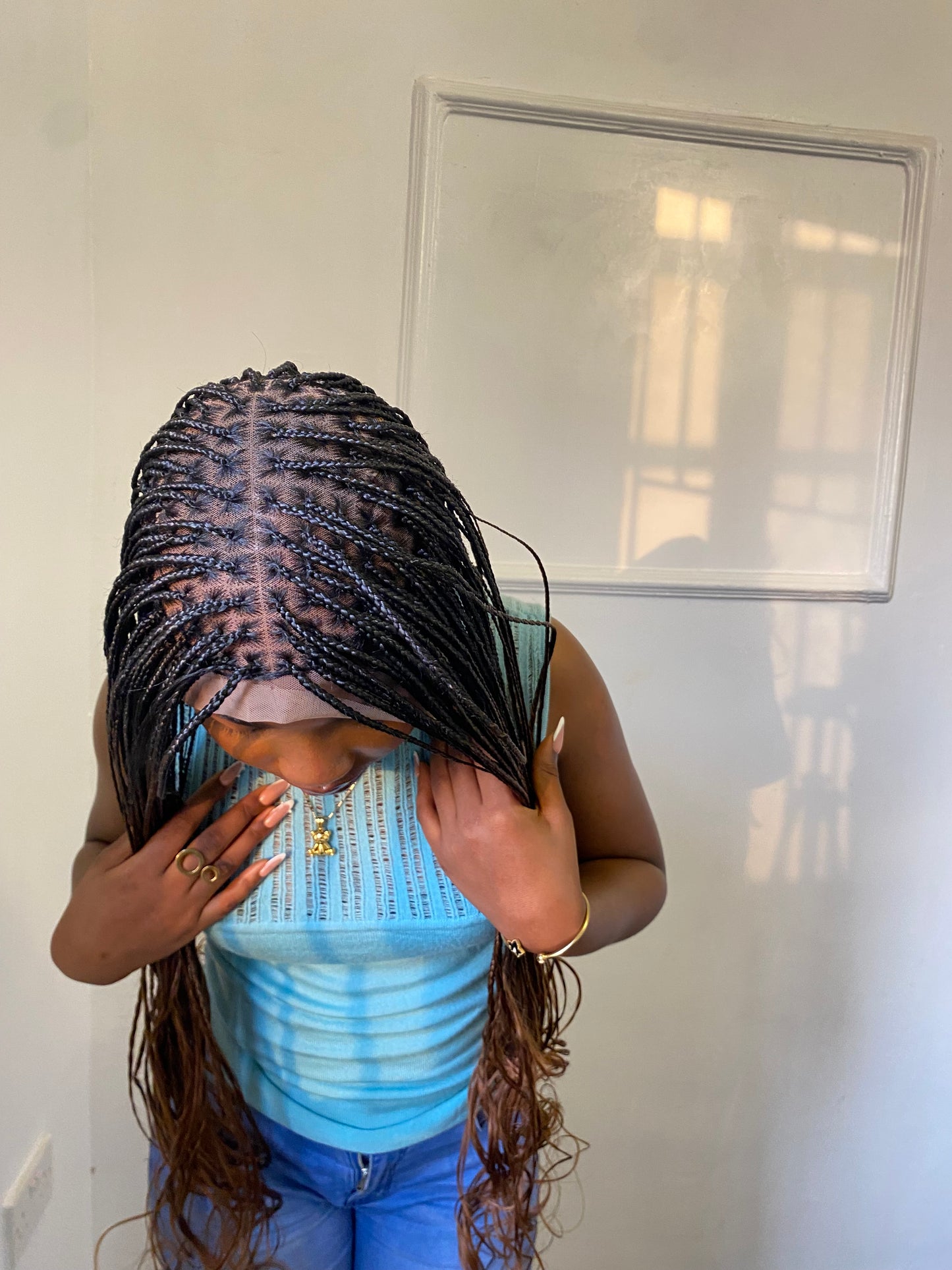 French Curls On Full Lace Wig
