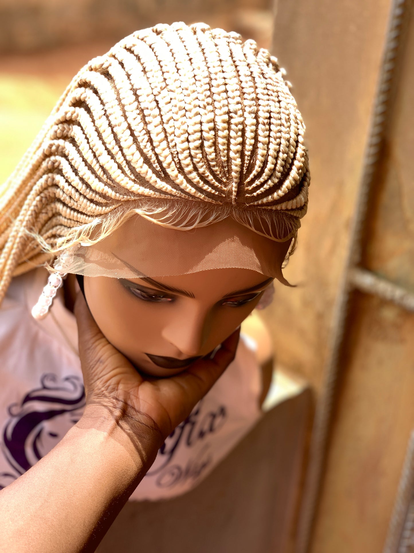 Cornrows Braids, Fulani Style, Black Women Wig, Frontal, Full Lace, Lace Front,