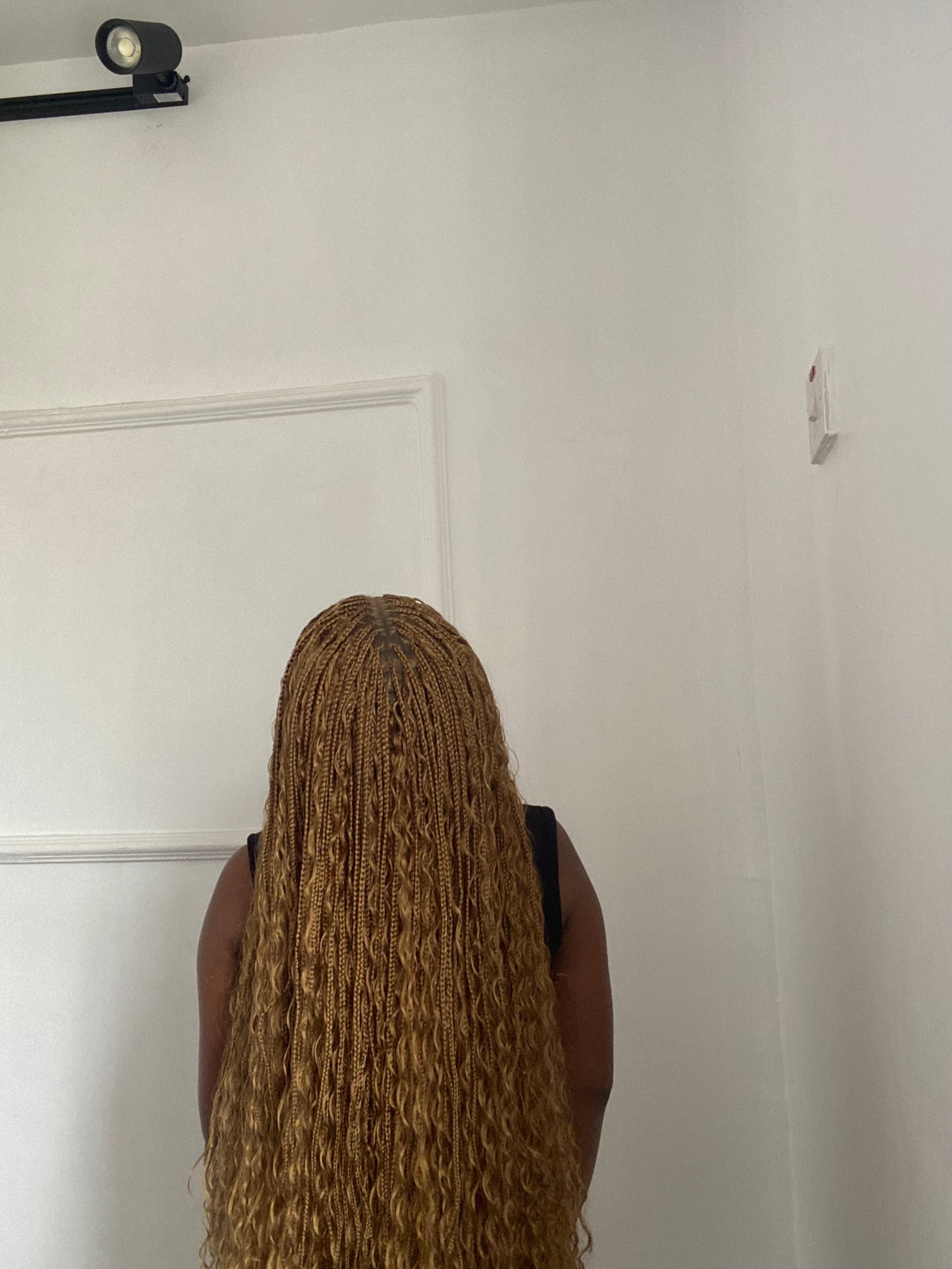 Boho Braids On Full Lace Wig
