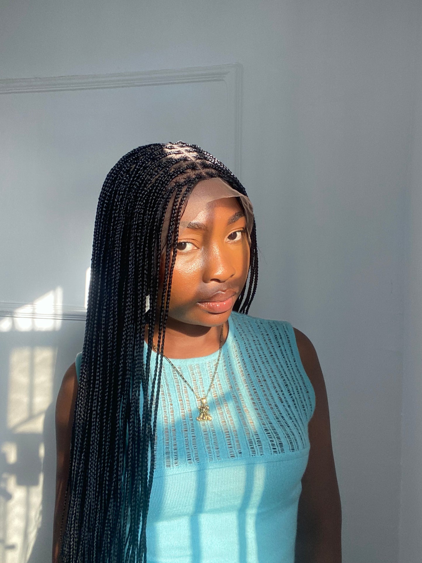 Small Knotless On Full Lace Wig