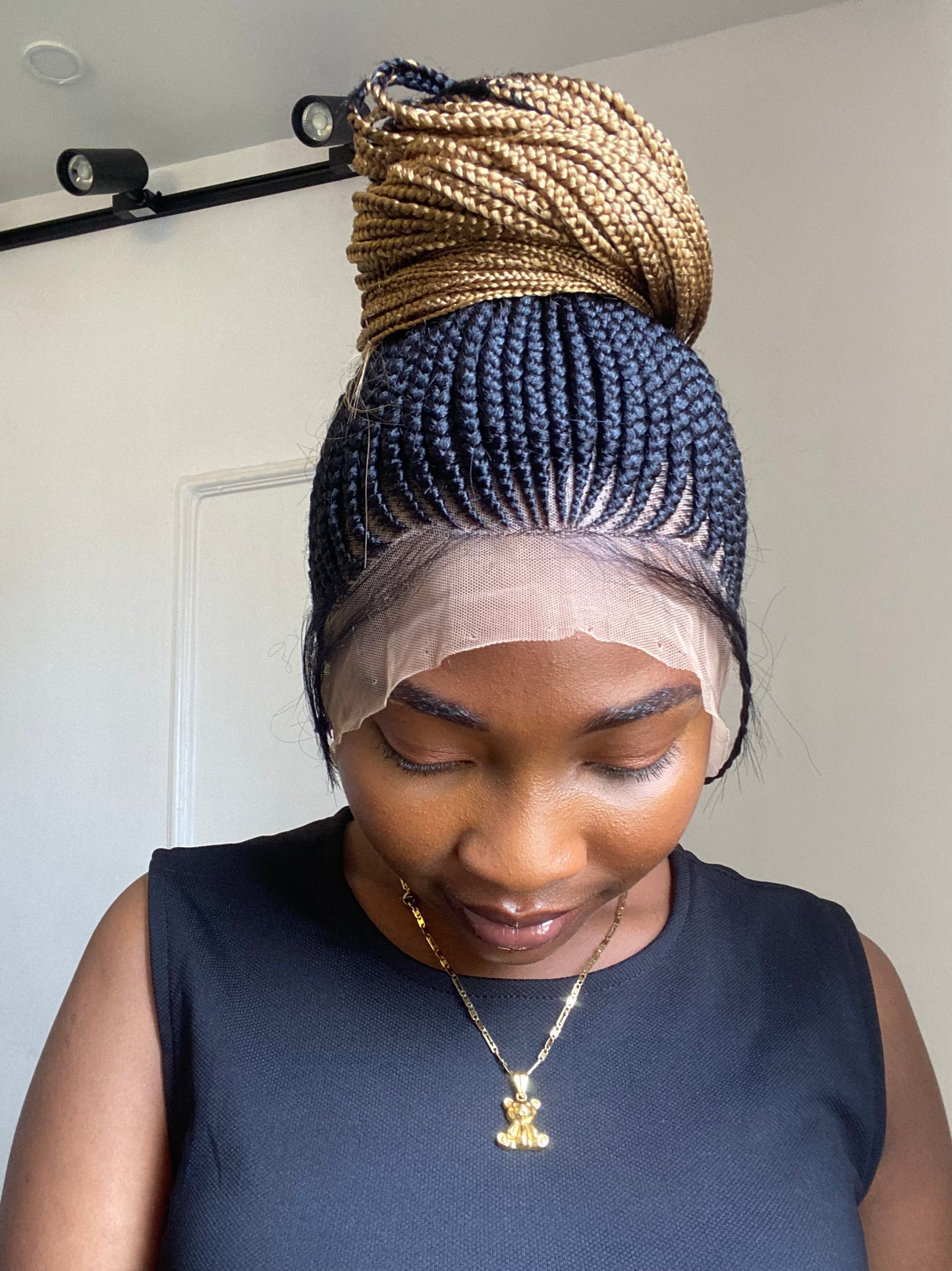 Updo On Full Lace Wig