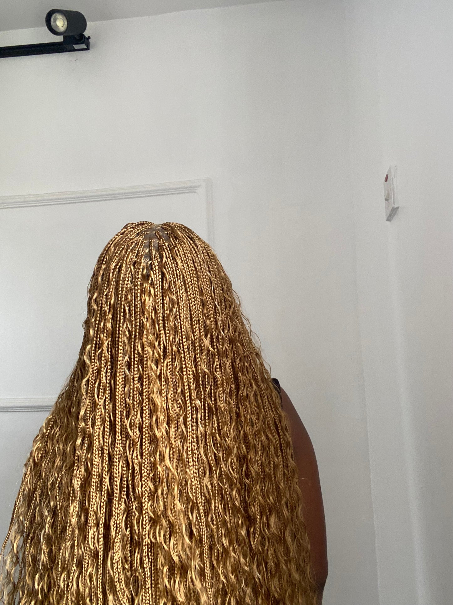 Boho Braids On Full Lace Wig