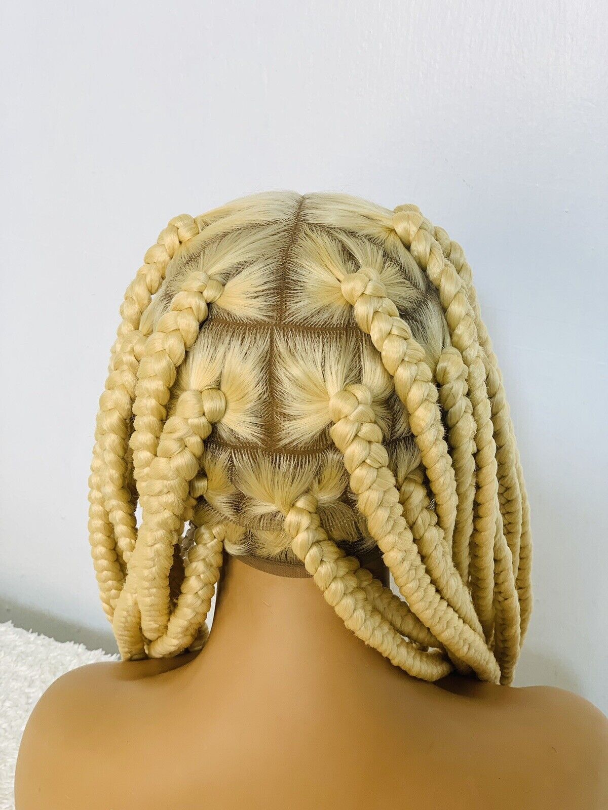 Jumbo Knotless Braided Wig Box braid Full lace braids wig Senegalese Black Women