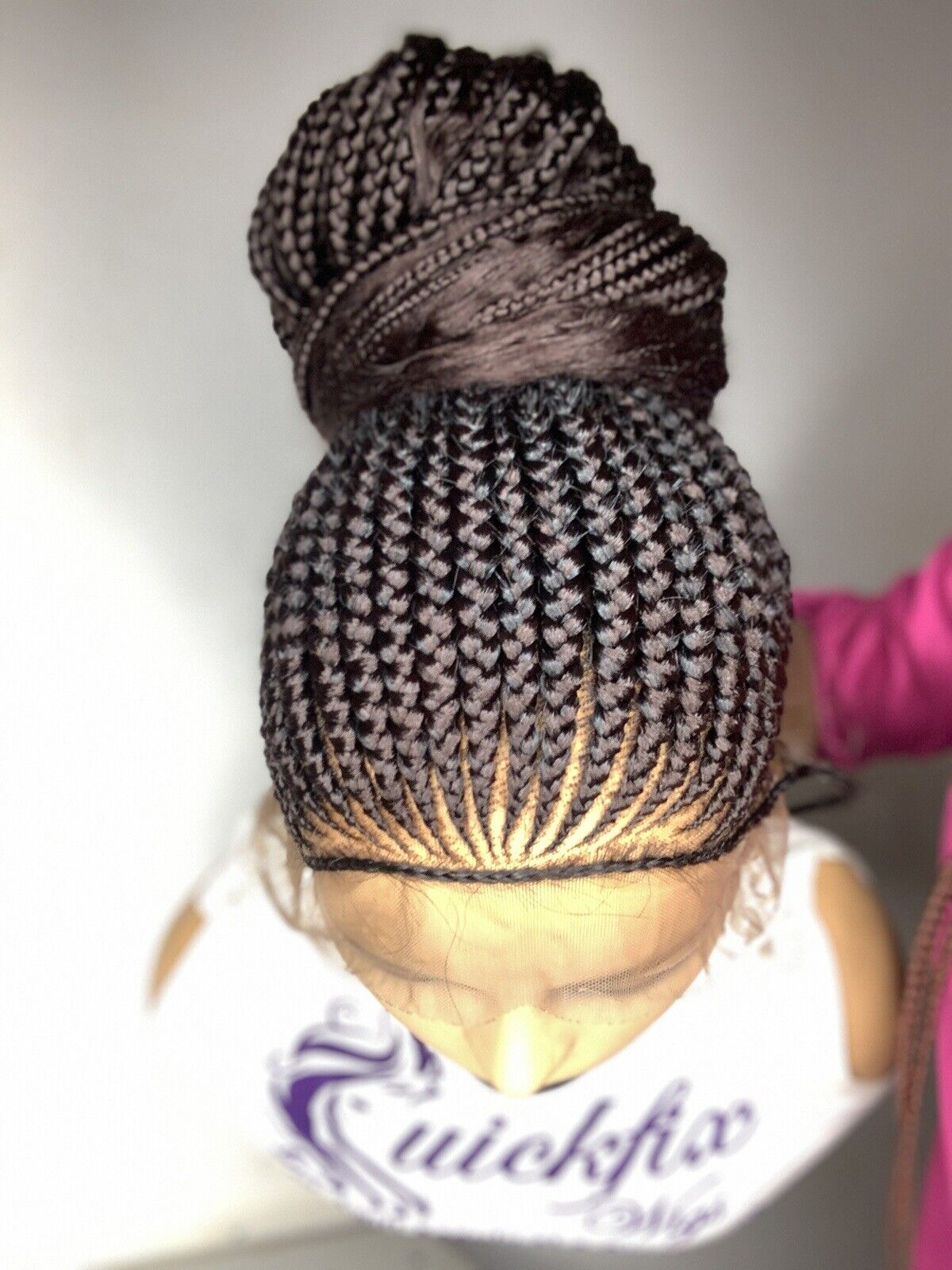 Braided wig Updo, Box Braids,Full Lace braided wig,Braidedwig, Black Women Hair