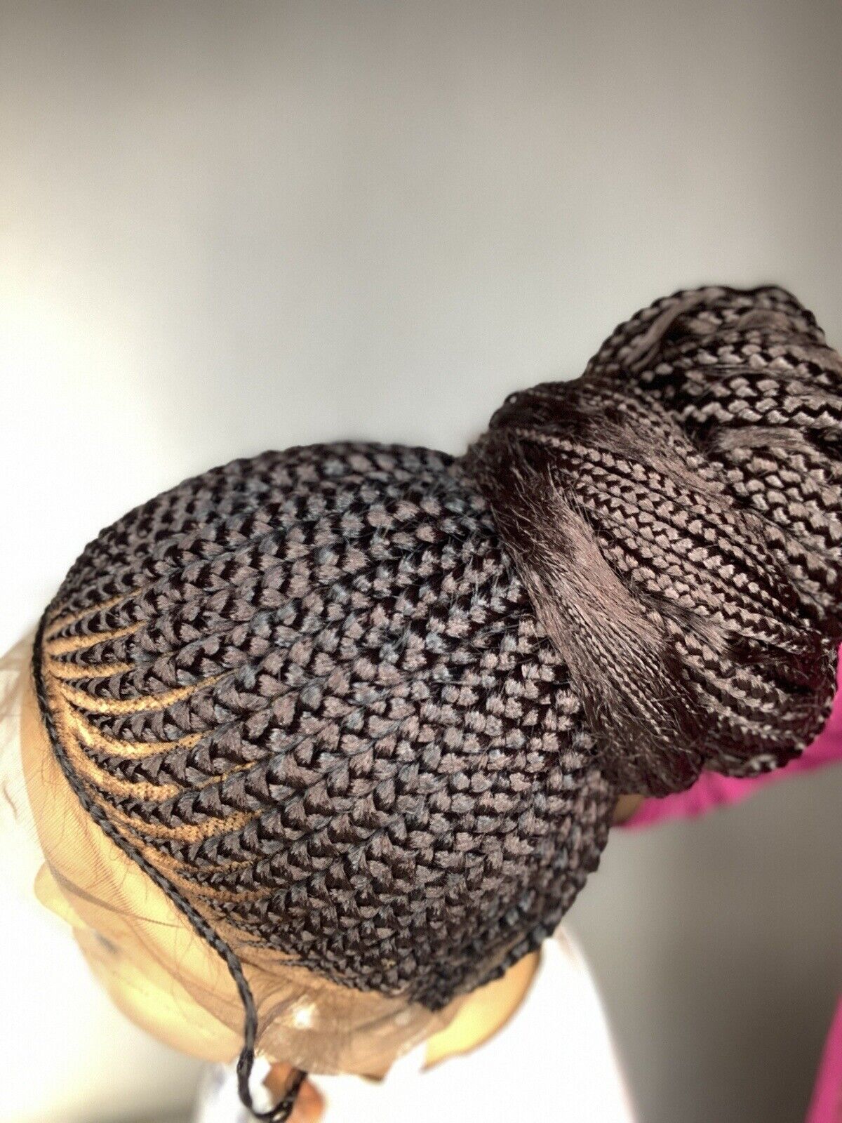Braided wig Updo, Box Braids,Full Lace braided wig,Braidedwig, Black Women Hair