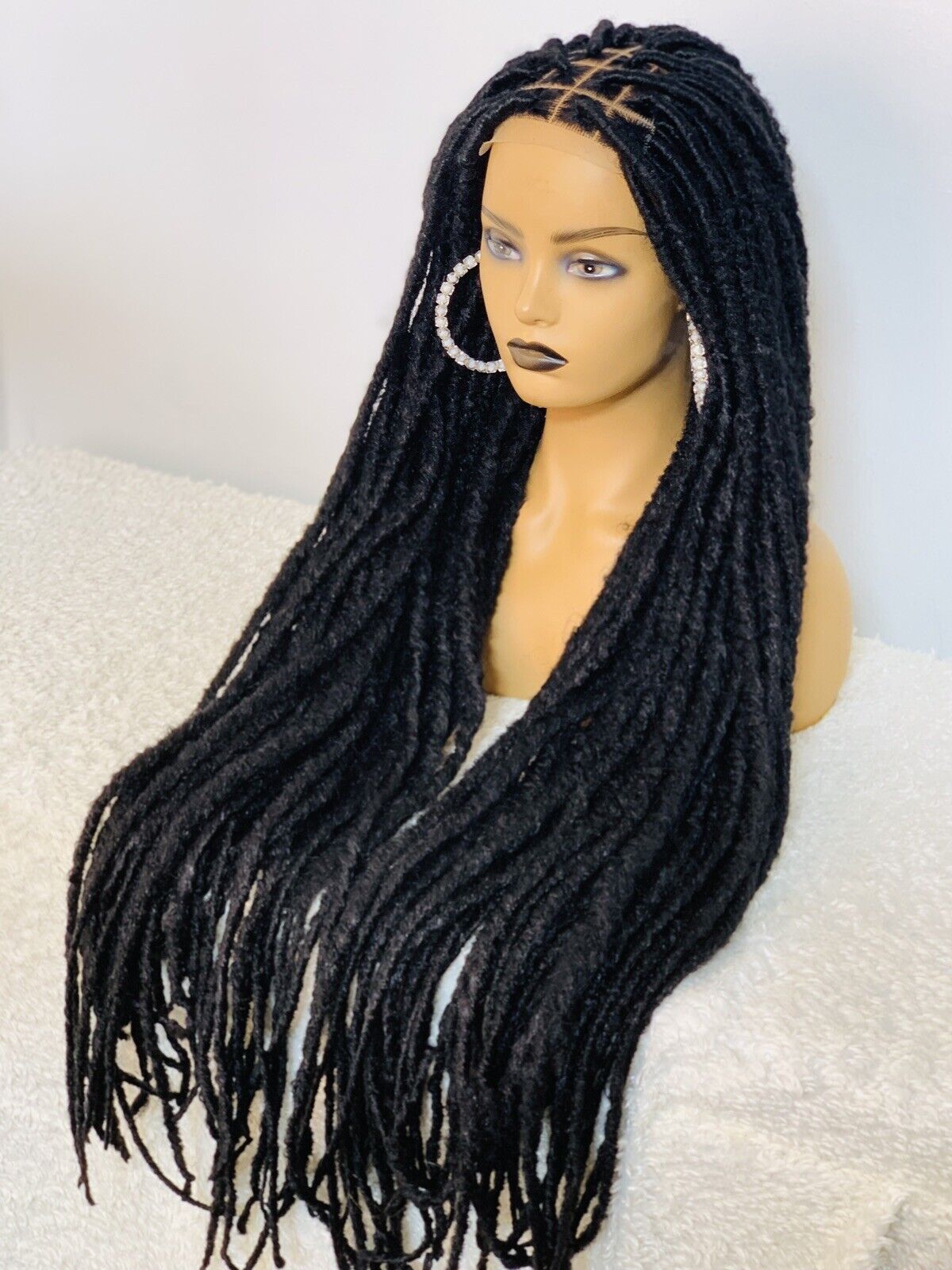 Braided wig,Dreadlocks, knotless Box Braids,Frontal braid wig,Braid wig, Rasta
