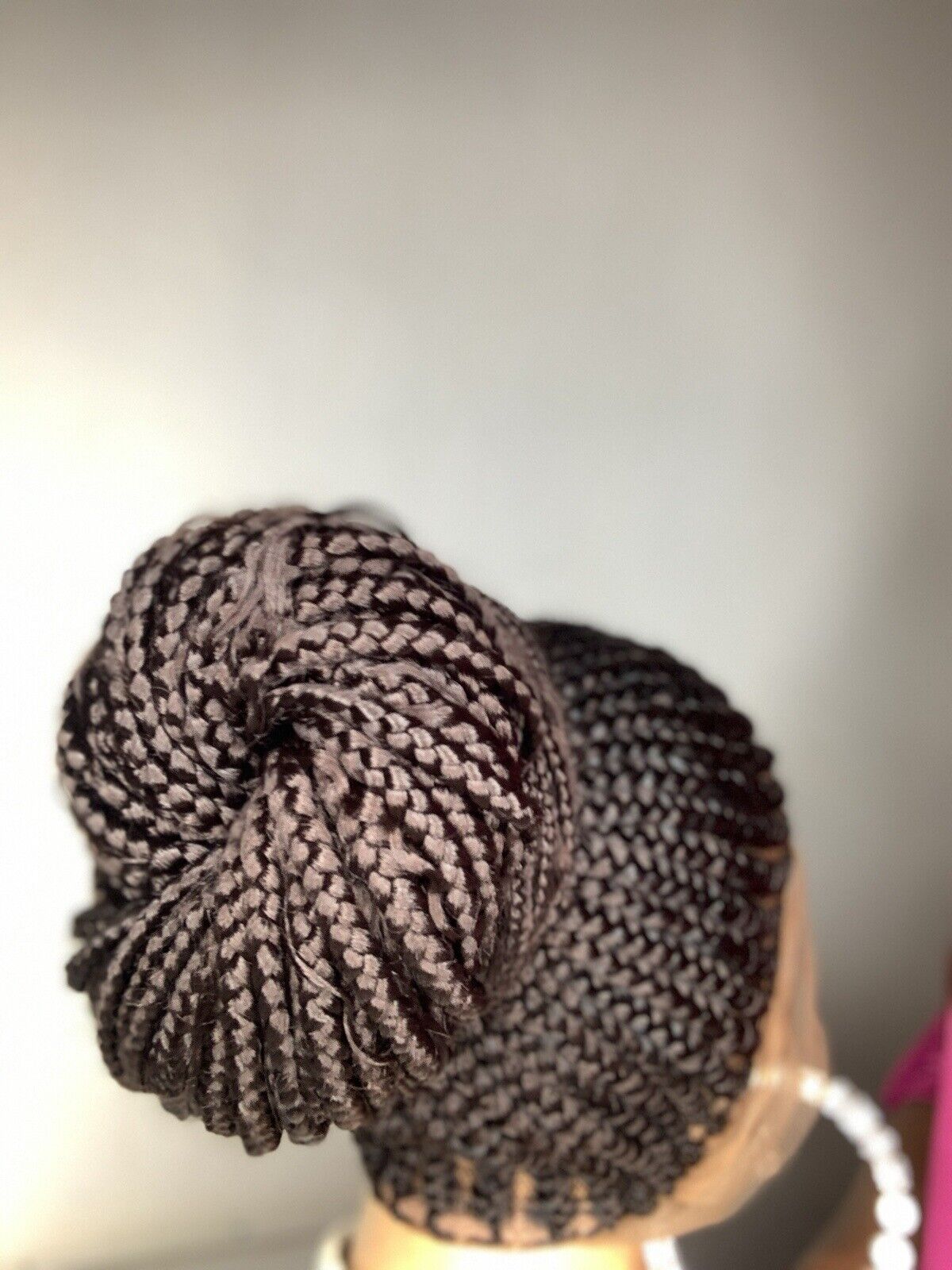 Braided wig Updo, Box Braids,Full Lace braided wig,Braidedwig, Black Women Hair