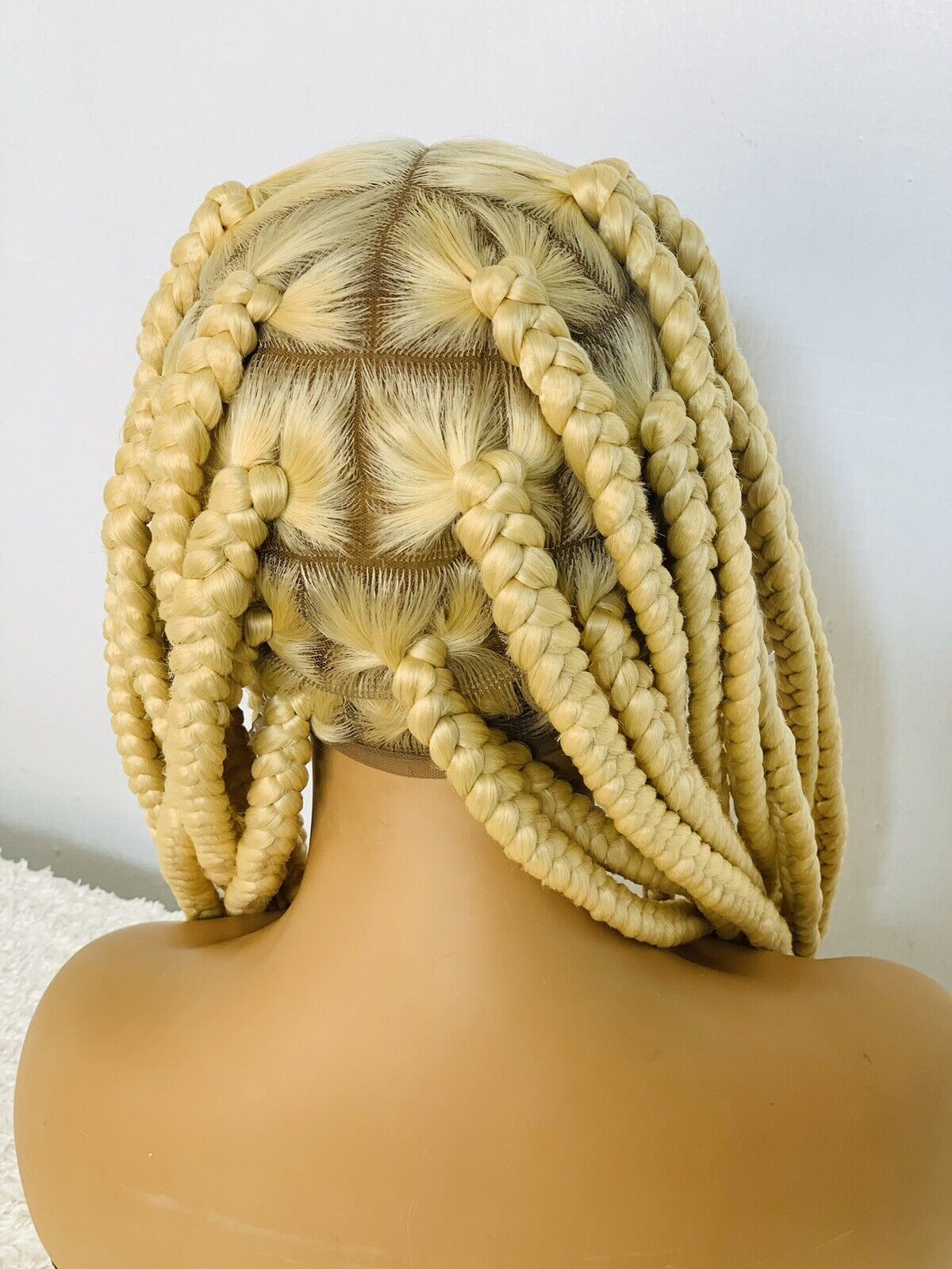 Jumbo Knotless Braided Wig Box braid Full lace braids wig Senegalese Black Women