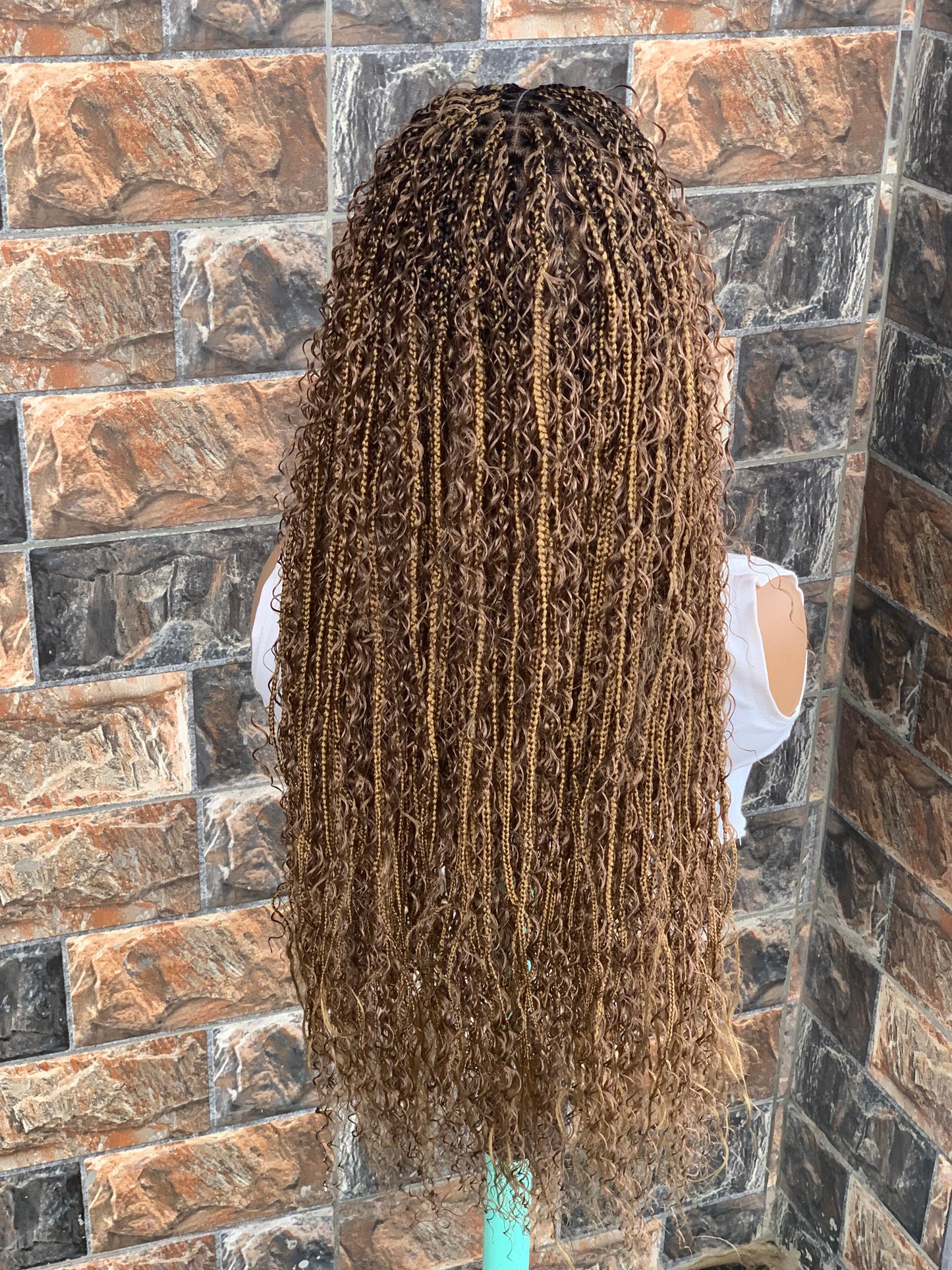 Tangle Free Boho braids on full lace wig