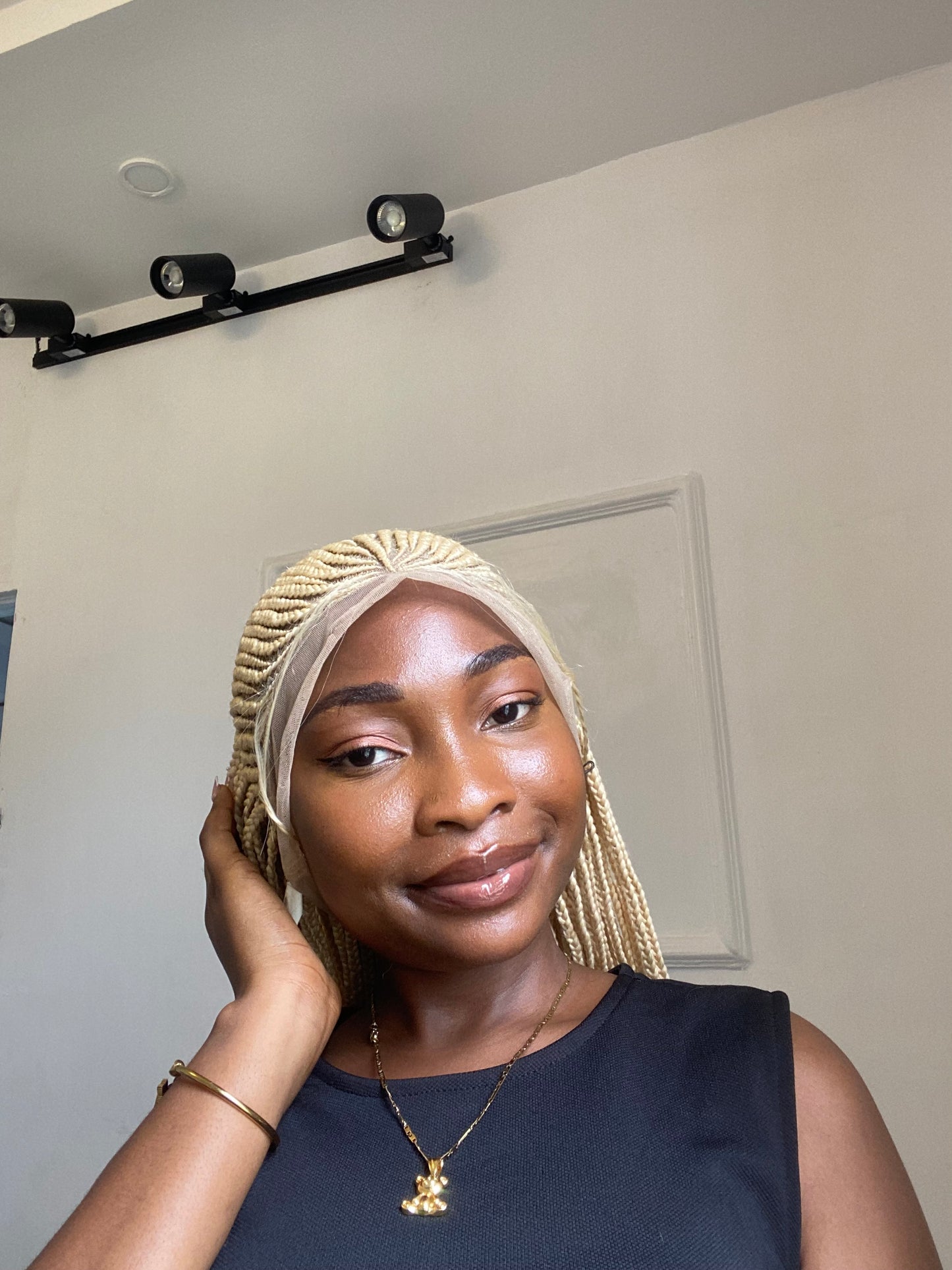 Cornrows Braids, Fulani Style, Black Women Wig, Frontal, Full Lace, Lace Front,